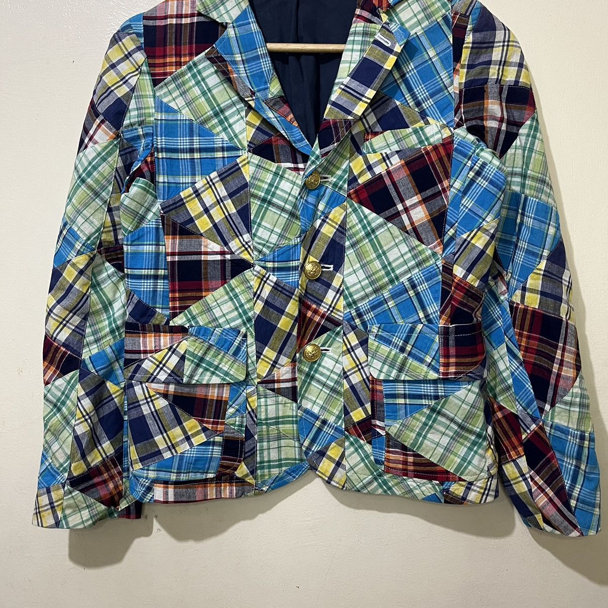 Beams Japan Beams Boy Japan Patchwork Women's Blazer Size S / US 4 / IT 40 - 3 Thumbnail