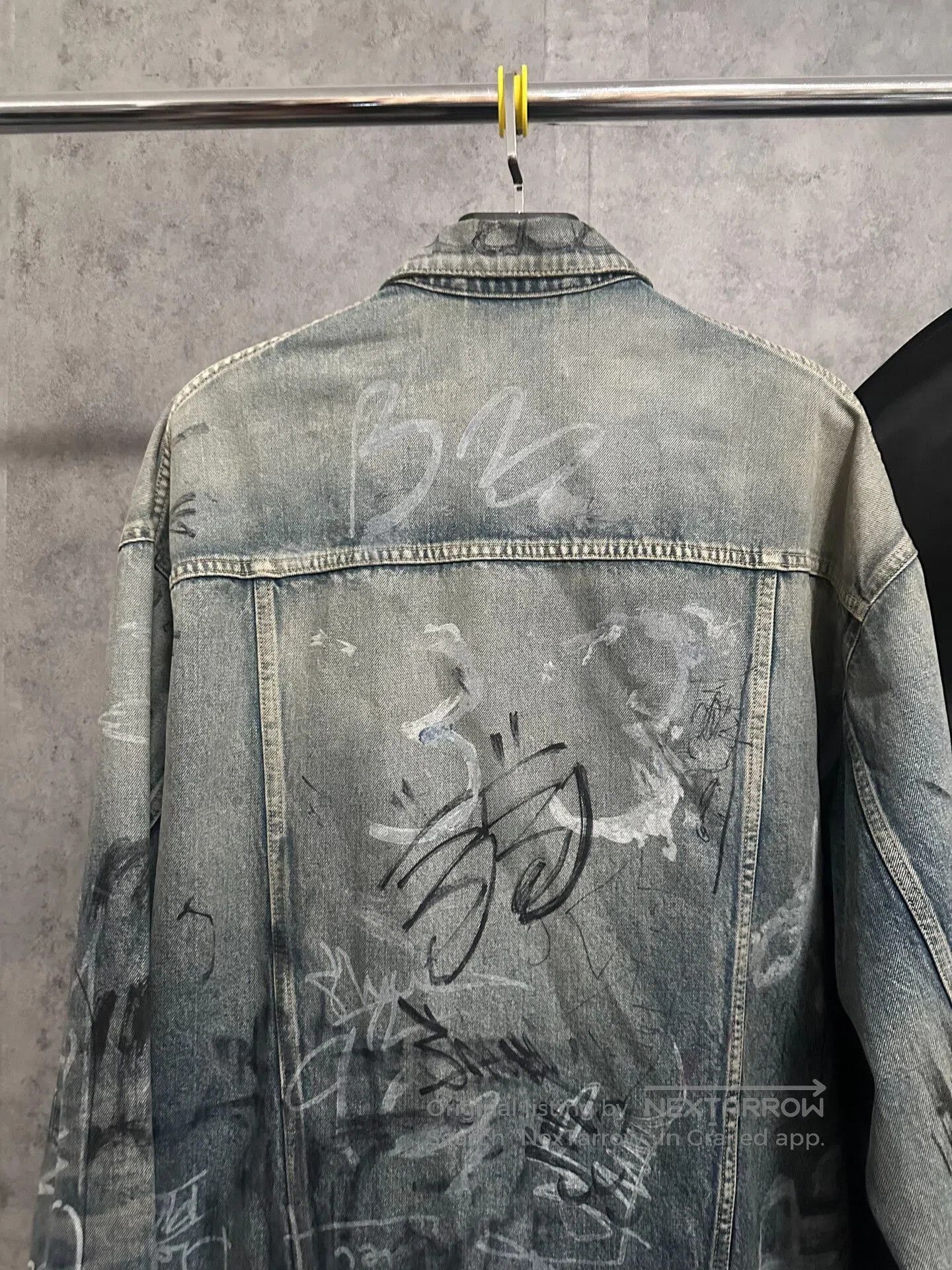 Balenciaga balenciaga graffiti denim jacket for men. Size US M / EU 48-50 / 2 - 5 Thumbnail