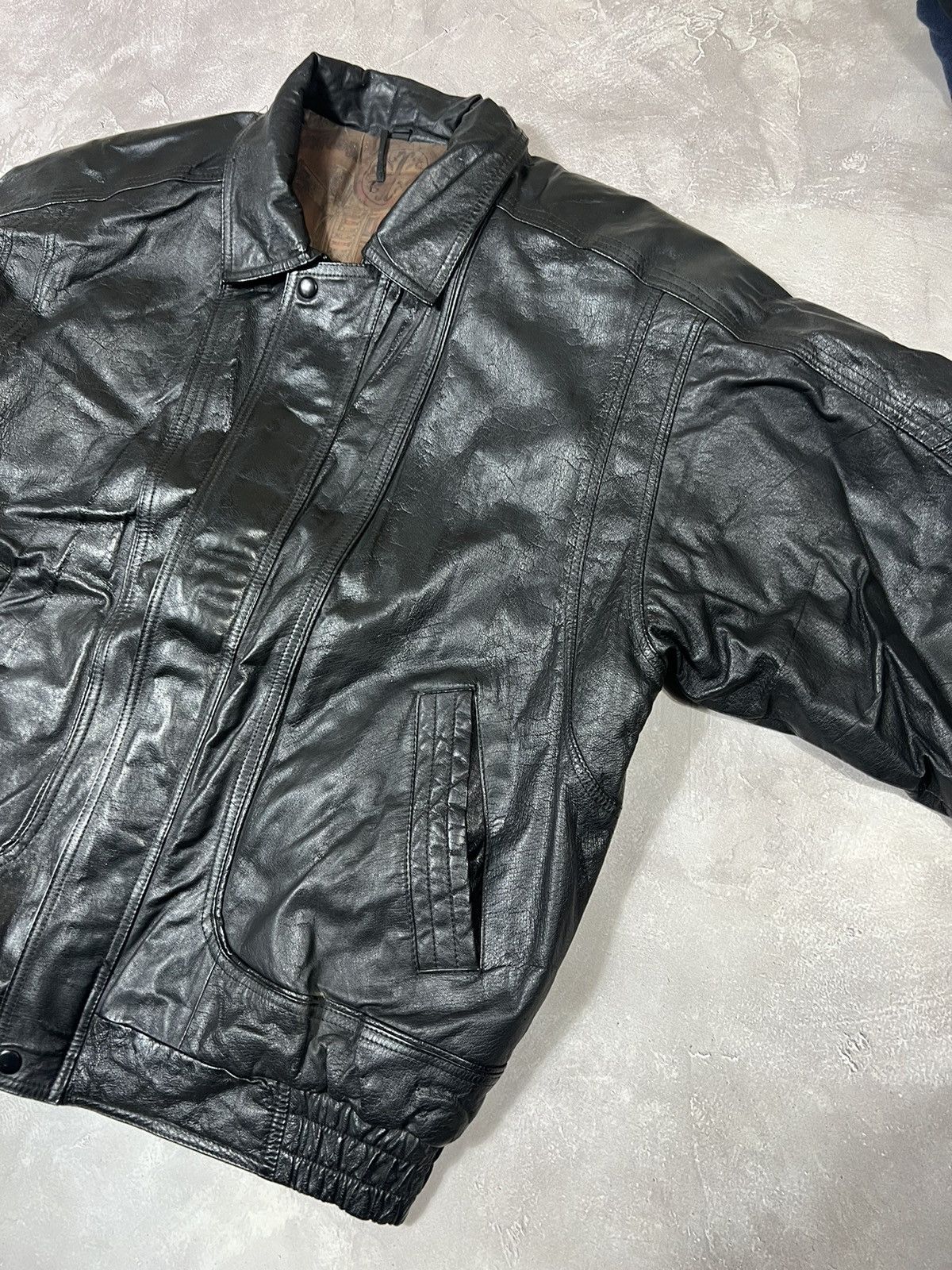 Vintage Vintage Y2k Leather Jacket Size US M / EU 48-50 / 2 - 3 Thumbnail