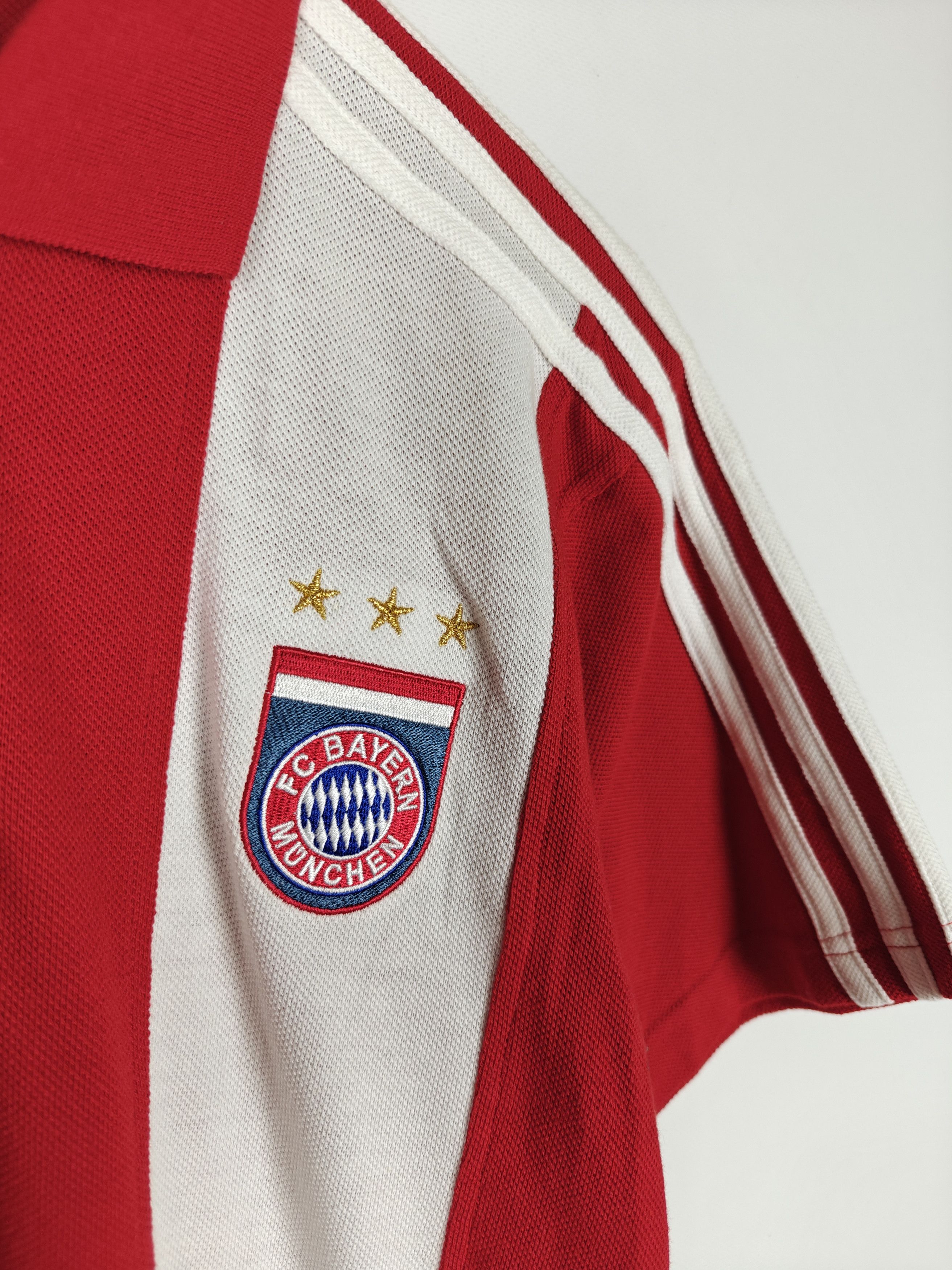 Adidas Adidas FC Bayern Munchen Polo T-Shirt VTG Red size S Size US S / EU 44-46 / 1 - 4 Thumbnail