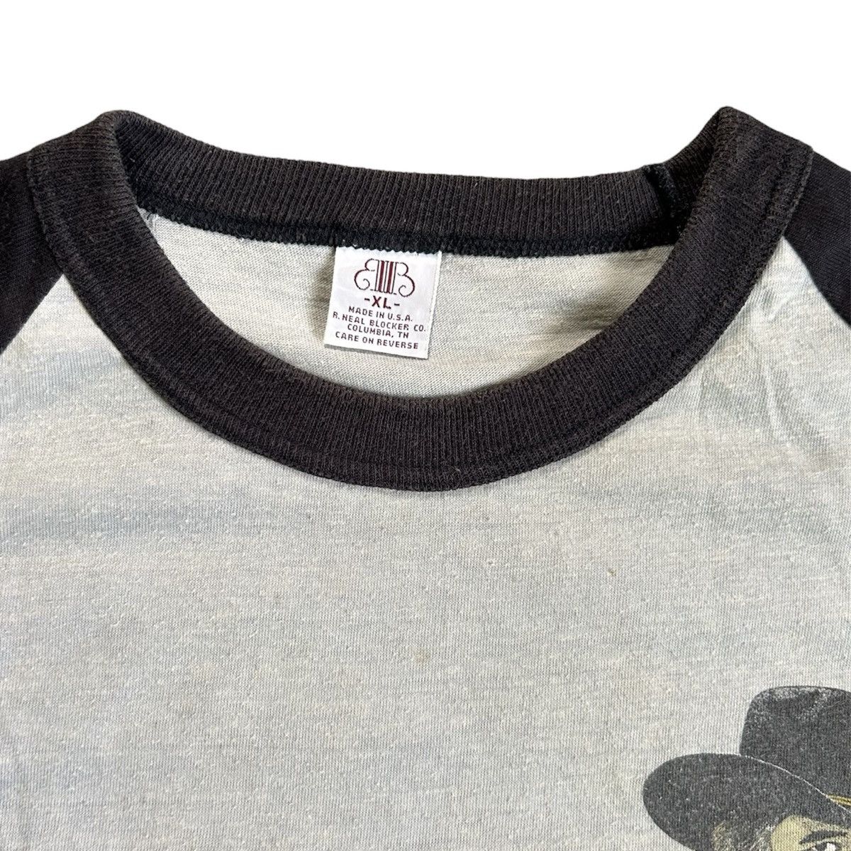 Band Tees × Vintage Vintage 1983 Johnny Cash World Tour long sleeves shirt Size US XL / EU 56 / 4 - 3 Thumbnail