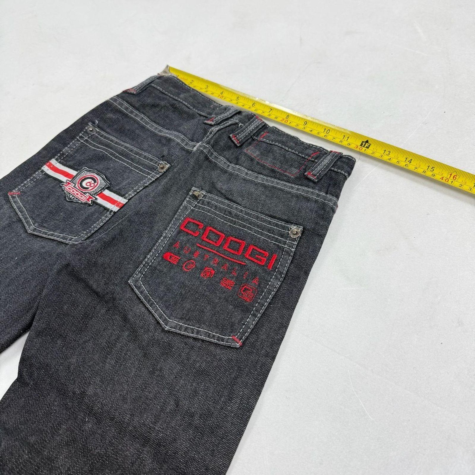 Coogi × JNCO × Vintage Vintage y2k archive faded black rare coogi skater baggy jean Size US 26 / EU 42 - 5 Thumbnail