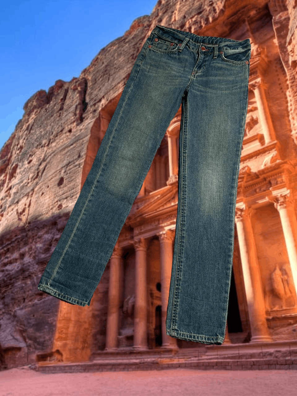 Polo Ralph Lauren Polo Ralph Lauren Distressed Denim Jeans Y2K vintage Size 30" / US 8 / IT 44 - 1 Thumbnail