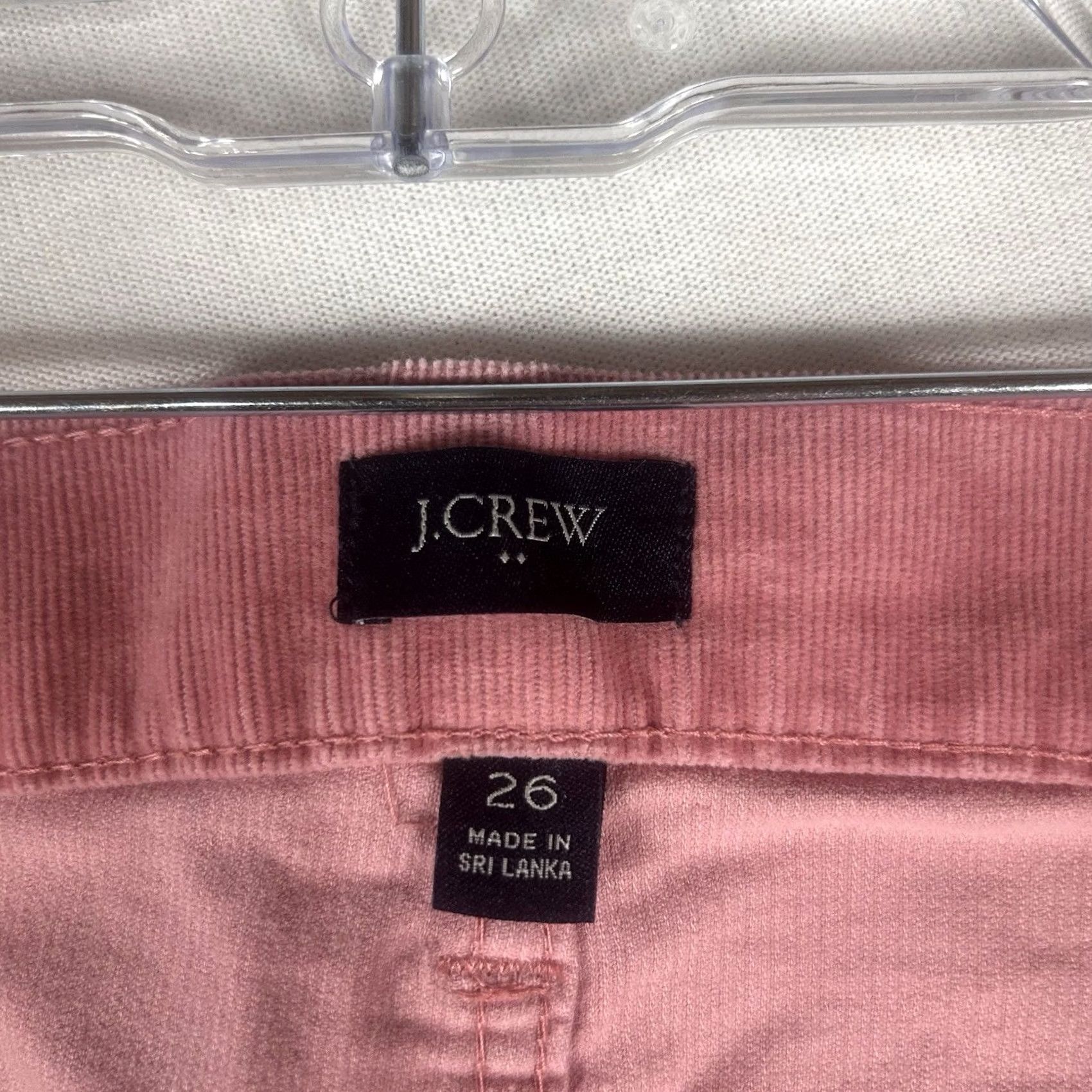 J.Crew J.Crew Corduroy Chino Pants Womens 26 Pink Casual Mid Rise Workwear Office Prep Chino Pants Stretch Regular Womens Size 26" / US 2 / IT 38 - 5 Thumbnail