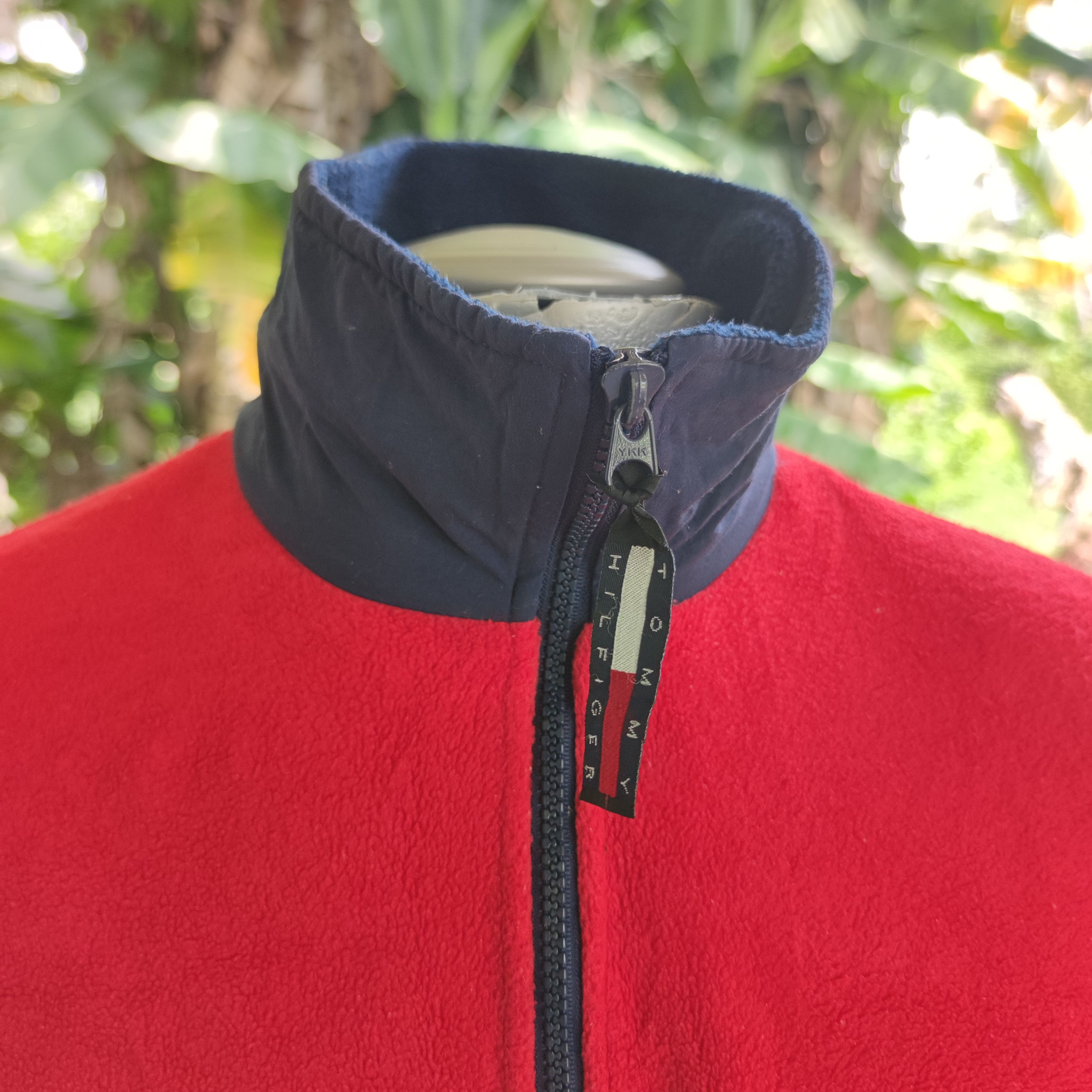Tommy Hilfiger × Vintage VINTAGE 90S TOMMY HILFIGER HALF ZIPPER FLEECE JUMPER Size US S / EU 44-46 / 1 - 7 Thumbnail