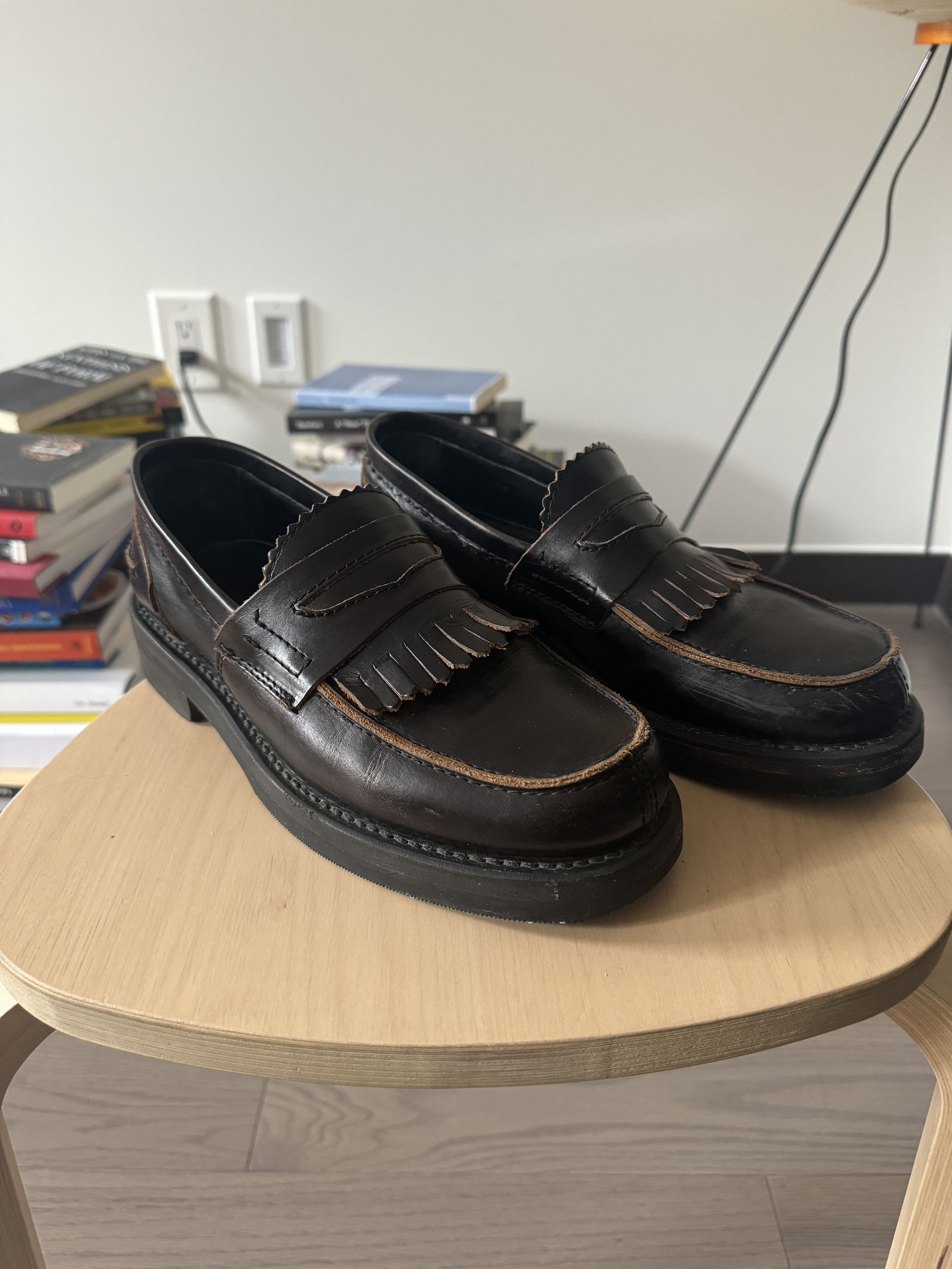 Our Legacy Dark Brown Leather Loafer Size US 7 / EU 40 - 5 Thumbnail