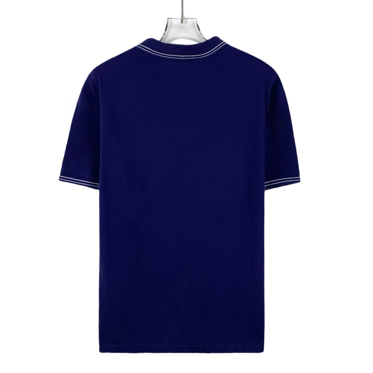 Prada Prada Polo – Navy Logo Print Cotton (Size M) Size US M / EU 48-50 / 2 - 8 Thumbnail