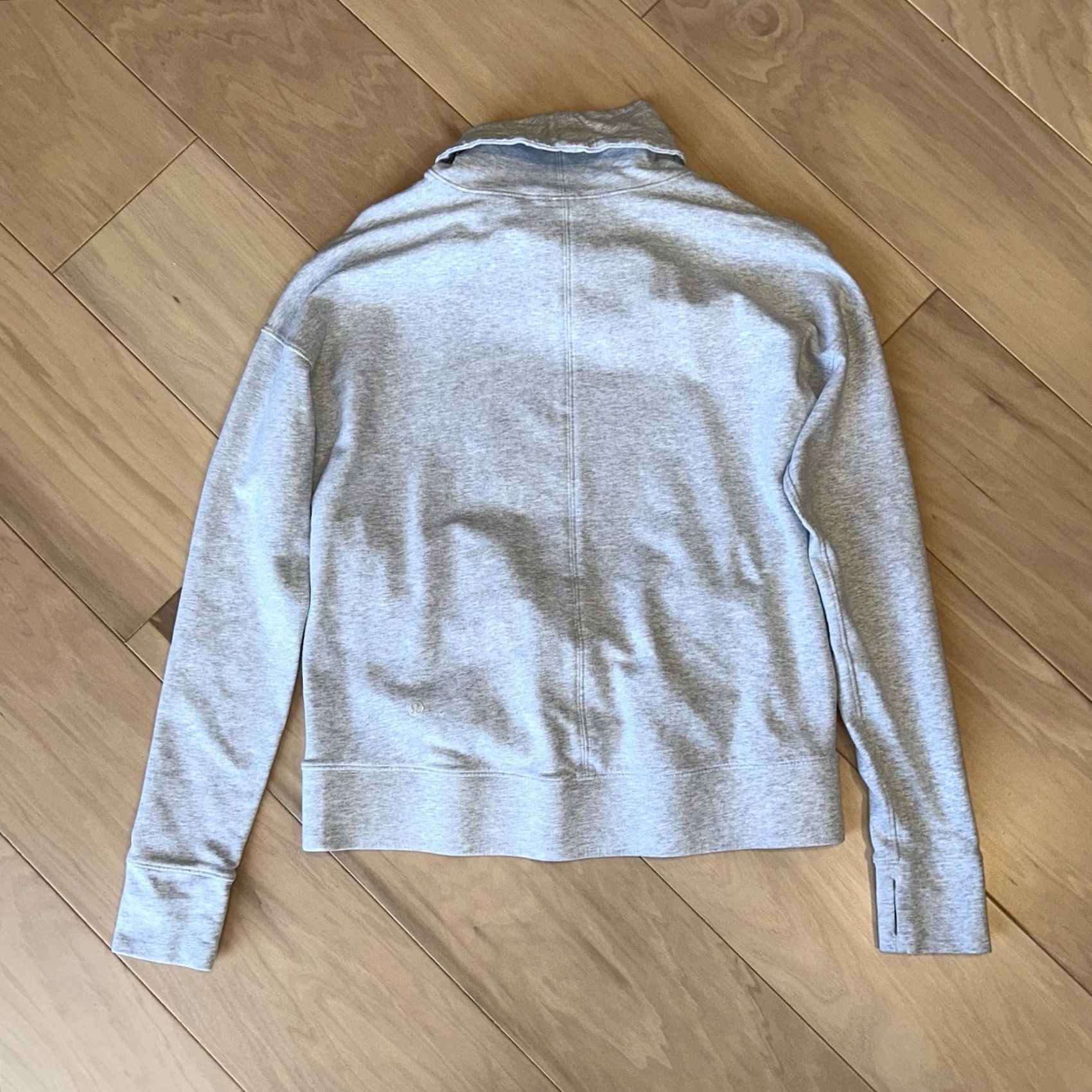 Lululemon VINTAGE Lululemon Go Forward Pullover Cowl Neck Gray Women’s 6 Size M / US 6-8 / IT 42-44 - 3 Thumbnail