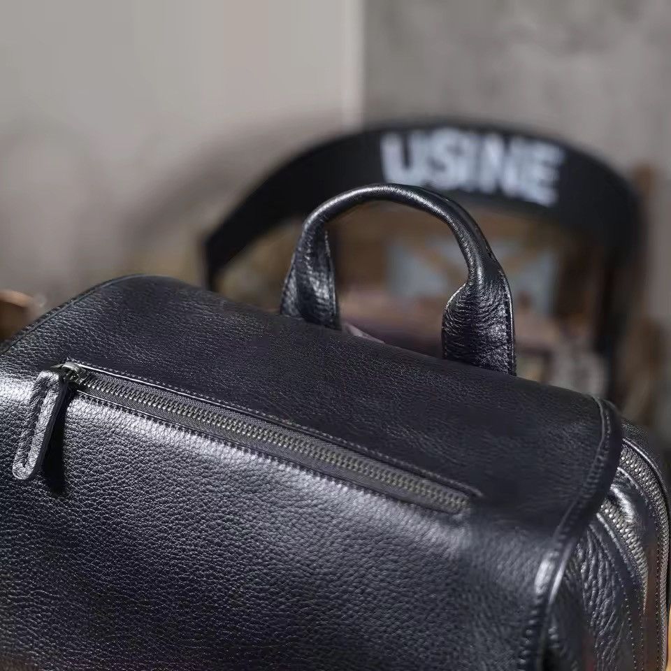 Genuine Leather Casual Genuine Leather Backpack Size ONE SIZE - 6 Thumbnail