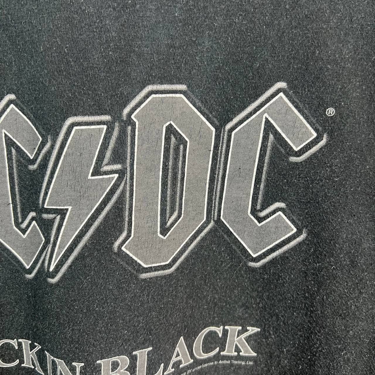 AC/DC Acdc Back In Black 2004 Vintage Tee Size US XL / EU 56 / 4 - 5 Thumbnail