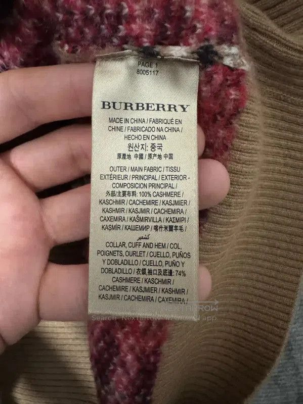 Burberry Burberry Men's Wool Embroidered Plaid Sweater. Size US M / EU 48-50 / 2 - 5 Thumbnail