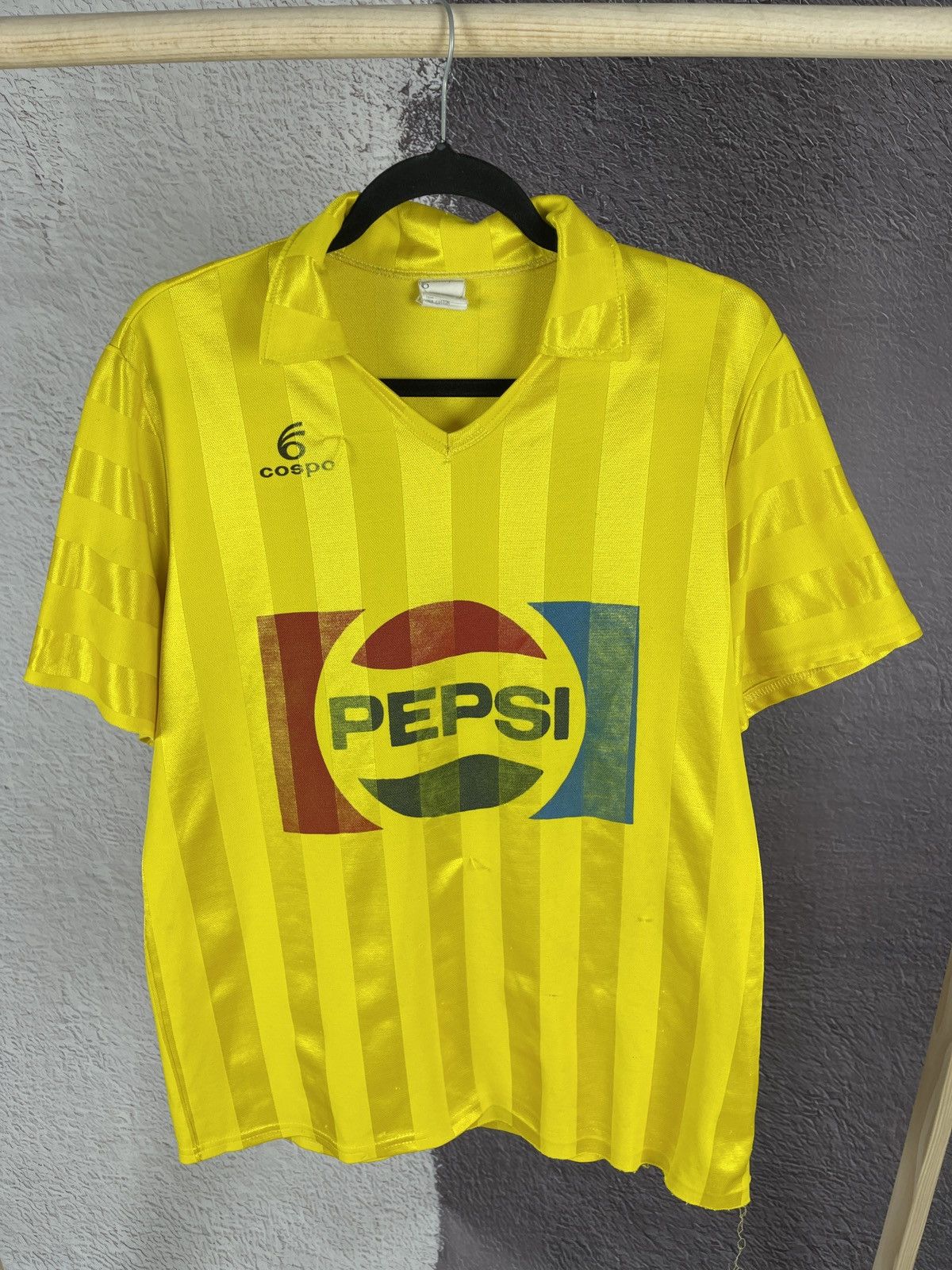 Vintage Blockcore #14 Cospo Pepsi Vintage 80s 90s jersey T shirt Size US L / EU 52-54 / 3 - 3 Thumbnail