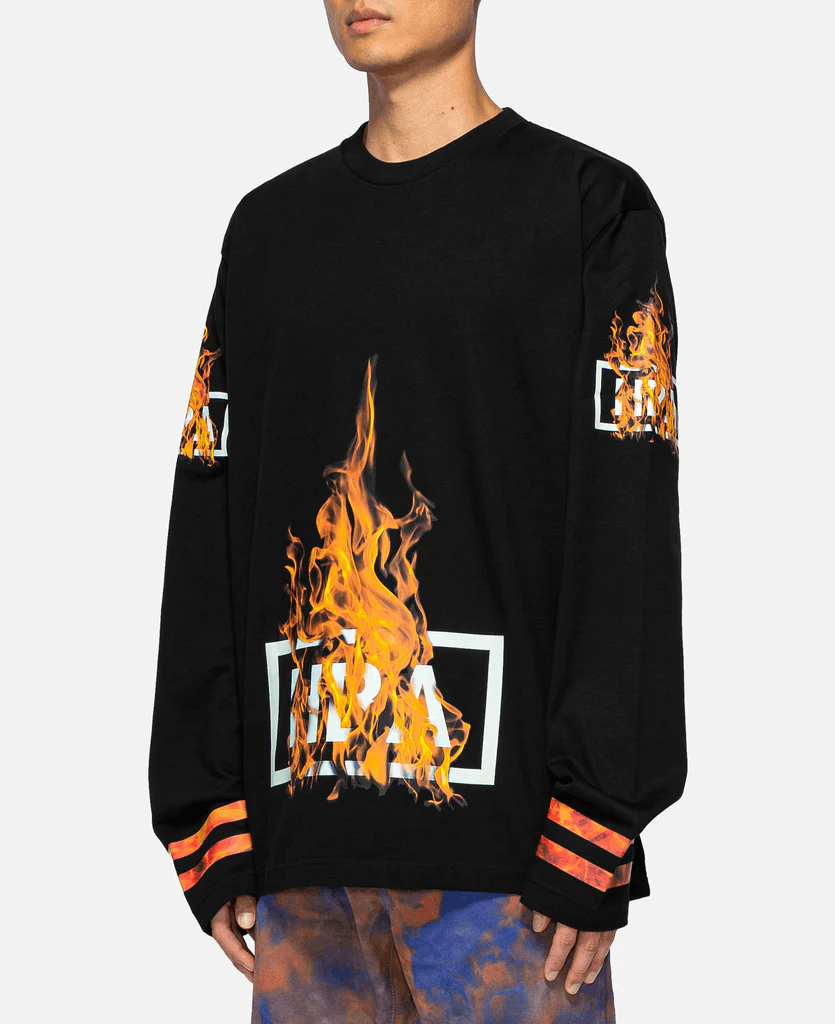 Hood By Air Ablaze Box Logo Hockey L/S T-shirt Size US S / EU 44-46 / 1 - 3 Thumbnail