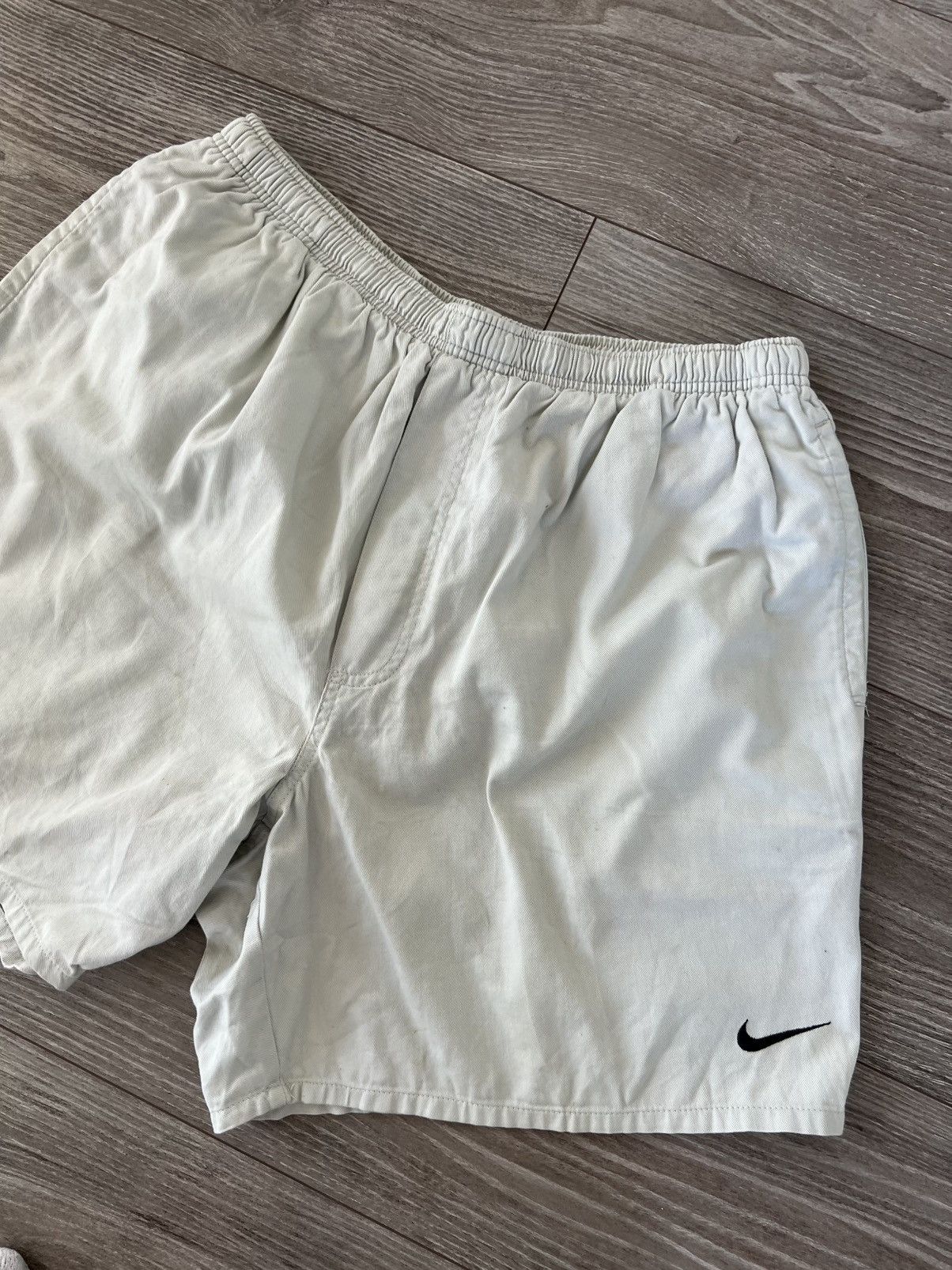 Nike VINTAGE ‼️ Nike knit Logo Summer 90s Black Tag Shorts Size US 36 / EU 52 - 4 Thumbnail
