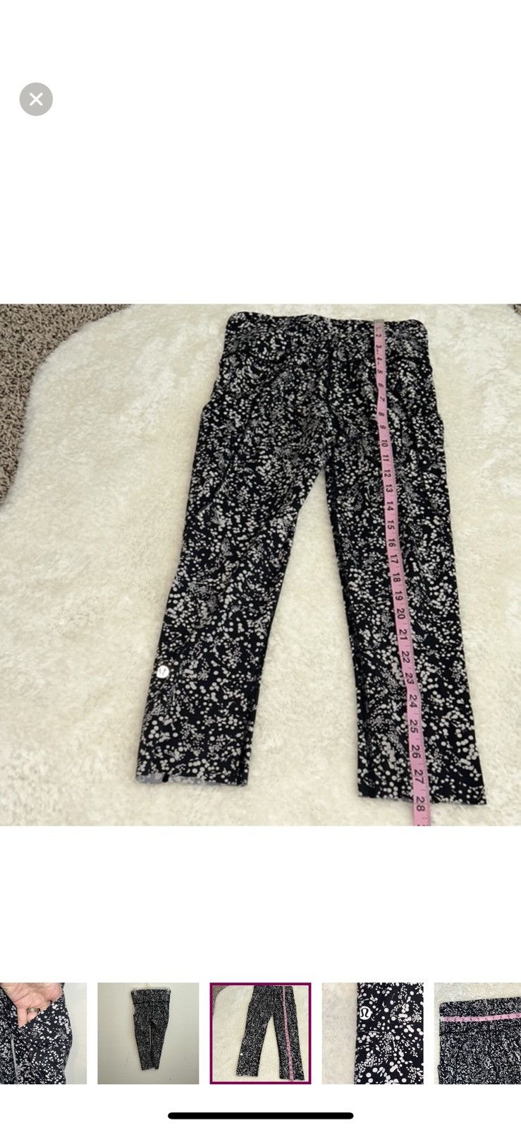 Lululemon Lululemon fast and free crop II leggings size 4 Size 27" / US 4 / IT 40 - 5 Thumbnail