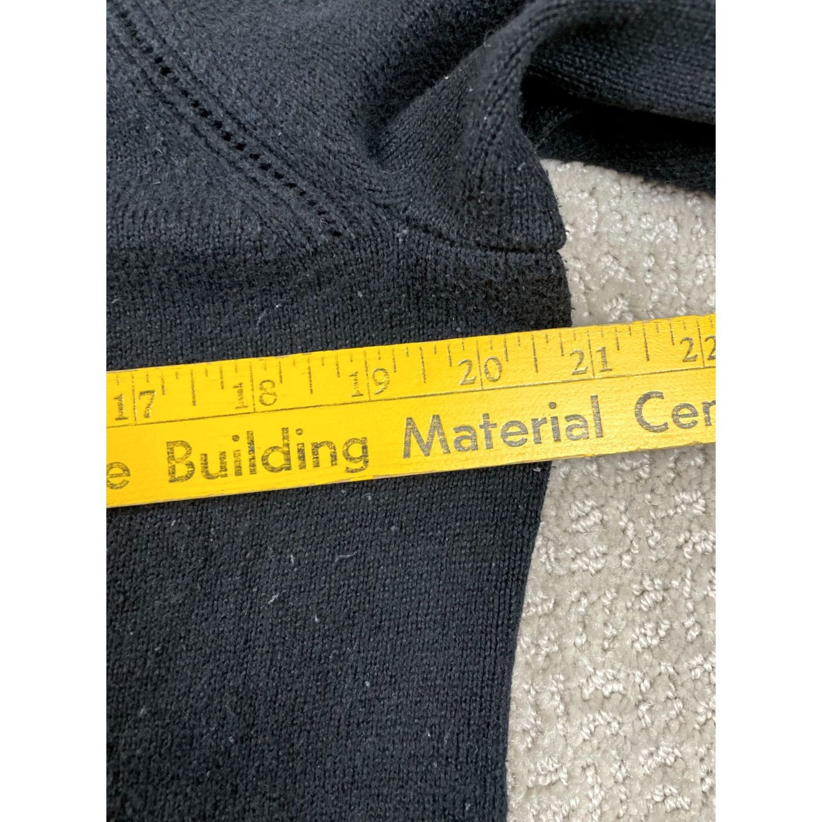 Talbots Talbots Sweater Womens Large Black Cable-Knit Crewneck Long Sleeve Pullover Classic Size L / US 10 / IT 46 - 3 Thumbnail