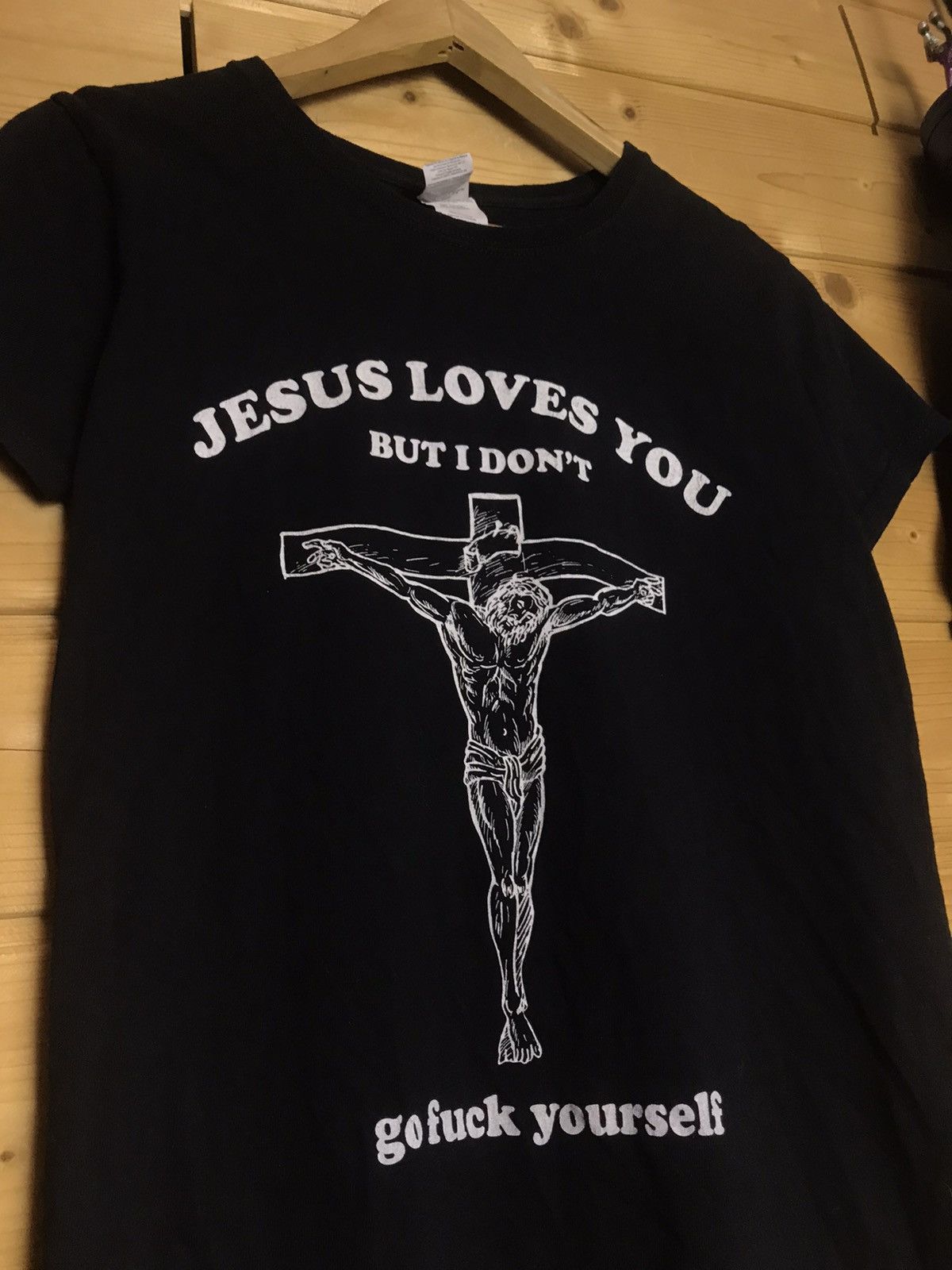Vintage Jesus love you but I don’t humor t-shirt Size S / US 4 / IT 40 - 3 Thumbnail