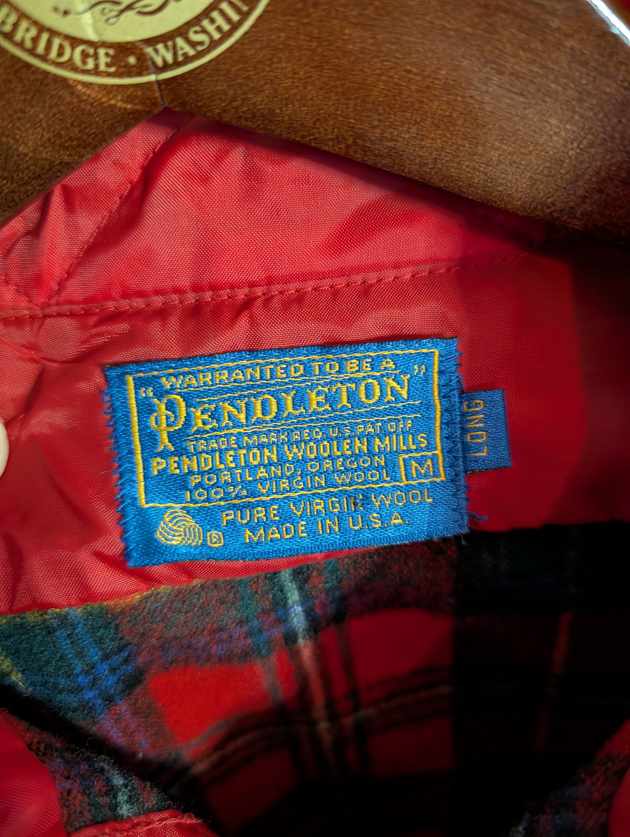 Pendleton Vtg Boyd Tartan virgin wool flannel nylon lined shirt Size US M / EU 48-50 / 2 - 10 Thumbnail