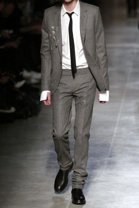 Dior × Hedi Slimane A/W 2002 Runway Wool Blazer (AW02/FW02, Suit Jacket, Homme) Size 50R - 11 Thumbnail