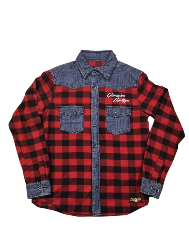 Indian Motorcycle × Von Dutch 💥Von Dutch Long Sleeve Button Up Shirt Size US M / EU 48-50 / 2 - 1 Thumbnail