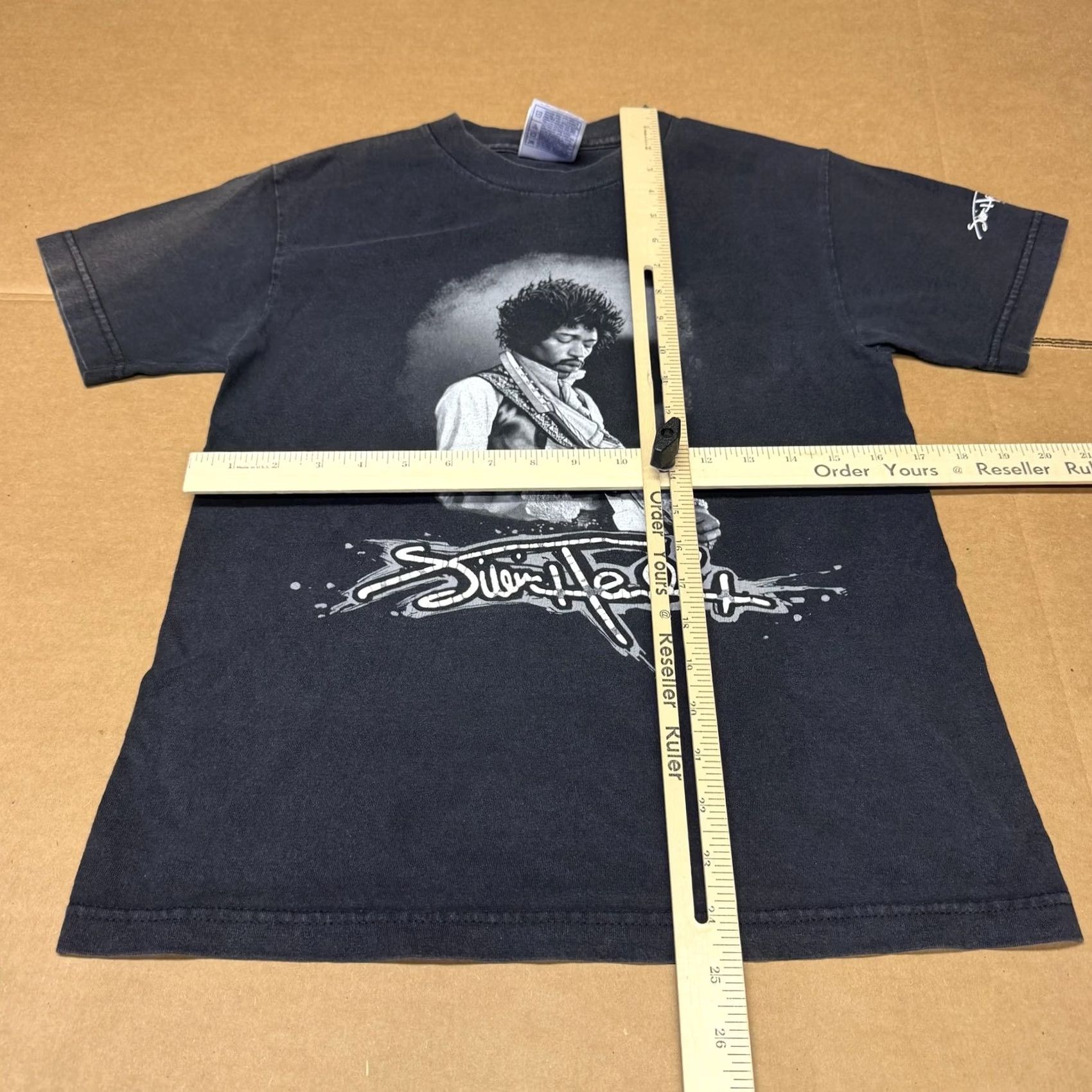 Vintage Jimi Hendrix Shirt Mens Small Black Portrait Guitar Rock Graphic Tee Alstyle Size US S / EU 44-46 / 1 - 7 Thumbnail