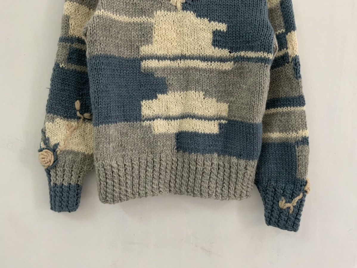 Handmade Cross Stich Flower Handmade Knitwear Size US M / EU 48-50 / 2 - 4 Thumbnail