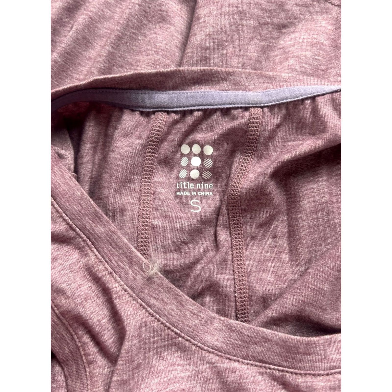 Vintage Title Nine Womens Purple Heathered Sleeveless Tank Top Small Activewear Stretch Size S / US 4 / IT 40 - 3 Thumbnail