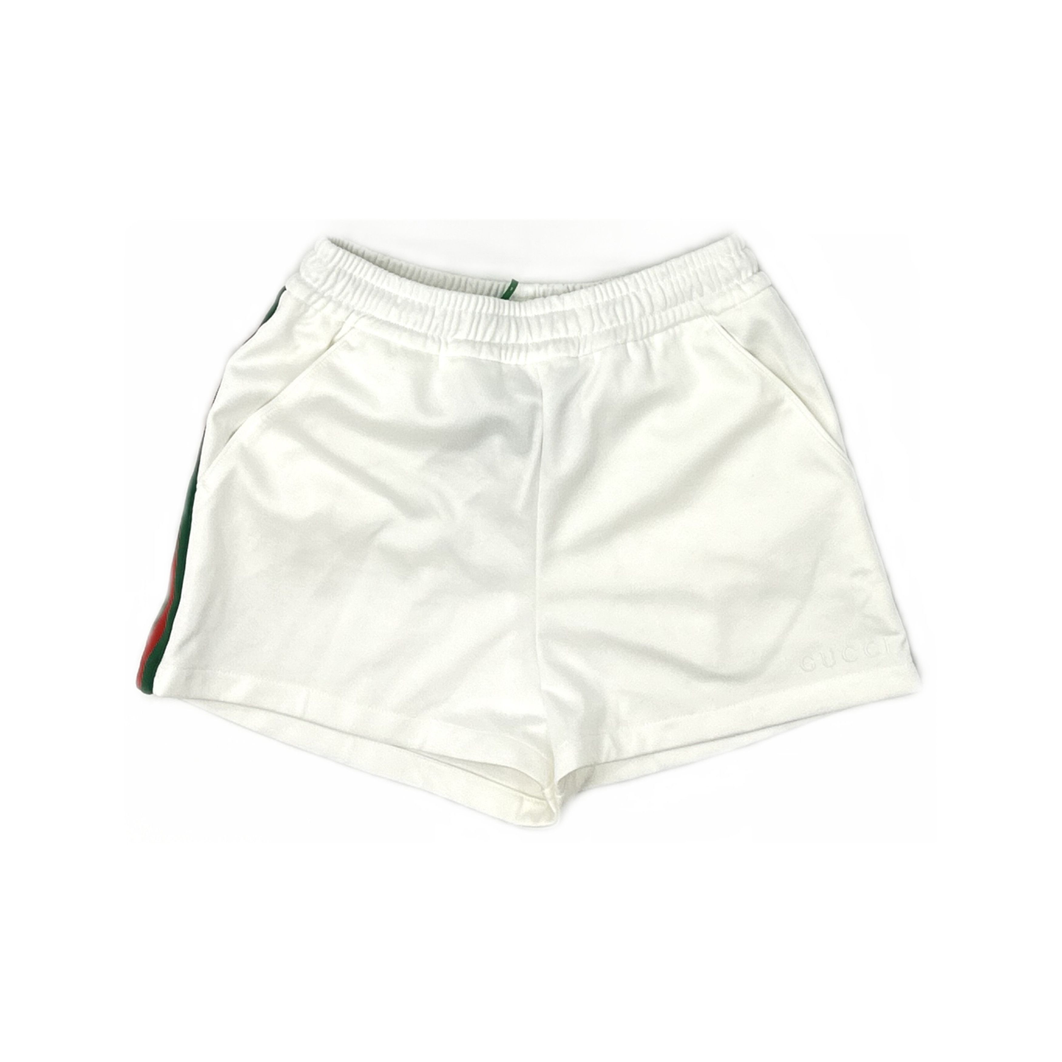 Gucci Gucci Web Stripe Shorts White Size XS Size US 28 / EU 44 - 1 Thumbnail