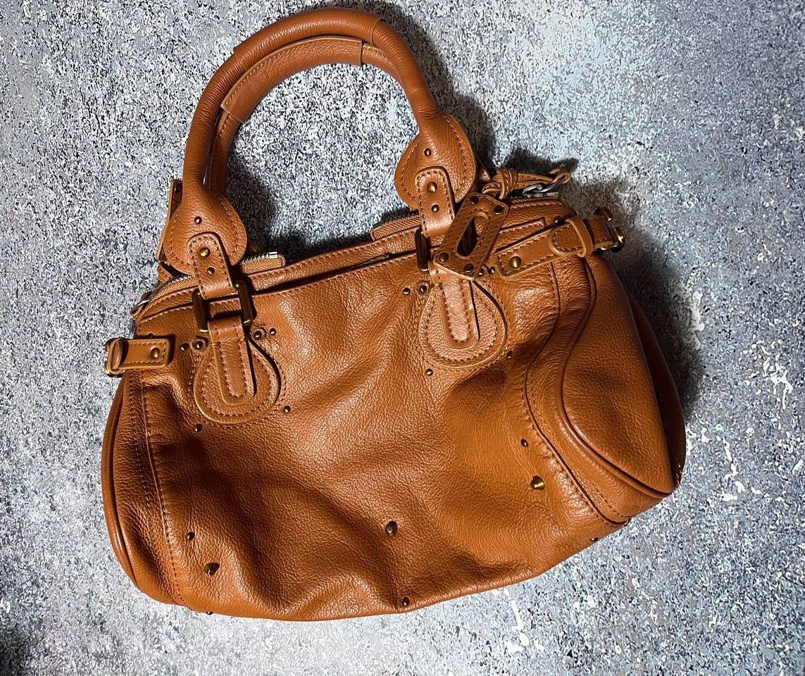 Japanese Brand Vintage Chloe Style Y2k Leather Brown Bag Classic Size ONE SIZE - 4 Thumbnail
