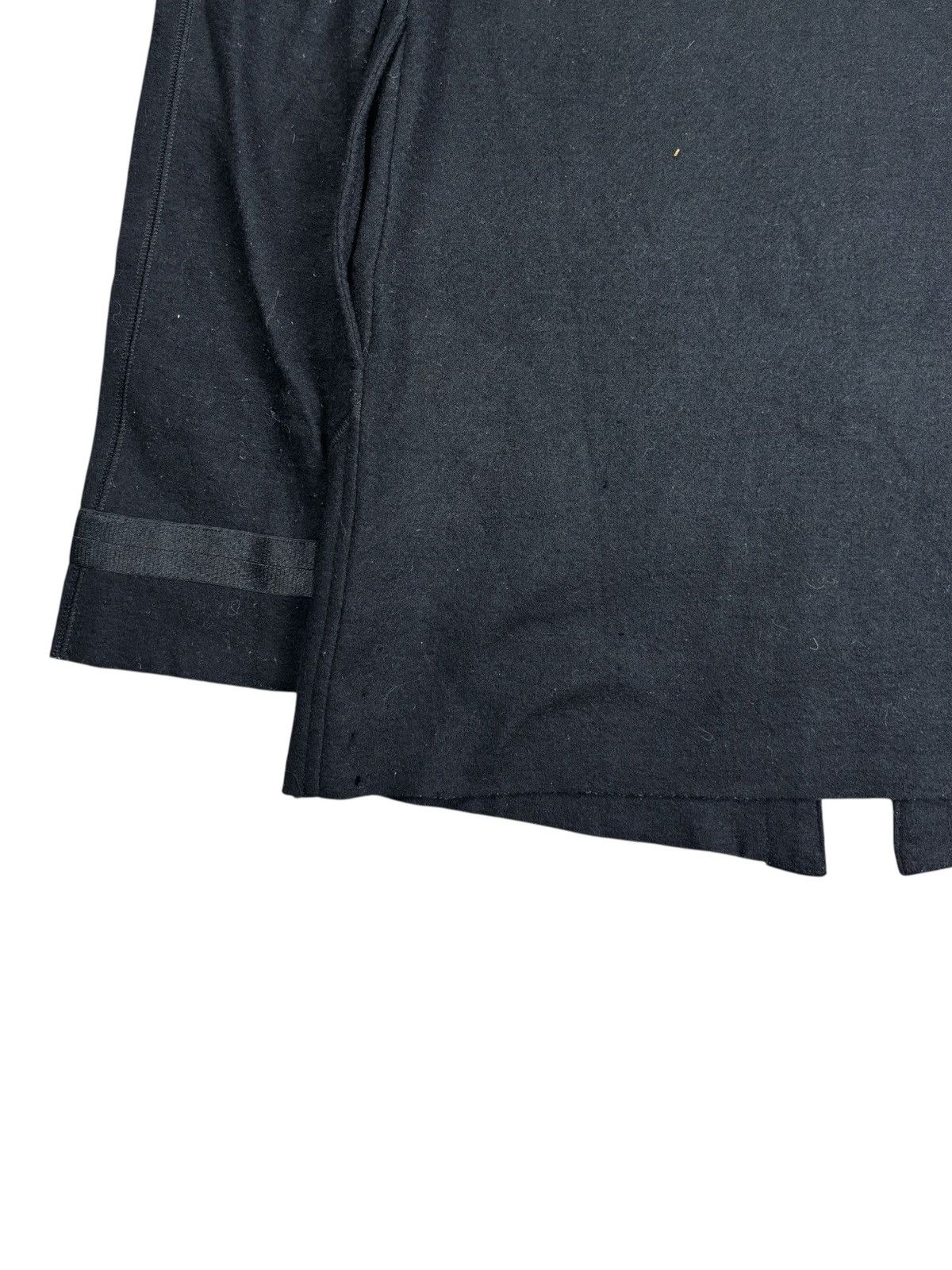 KMRii 2000s Kiryuyrik - Black Wool Zip-Up Hoodie Size US M / EU 48-50 / 2 - 6 Thumbnail
