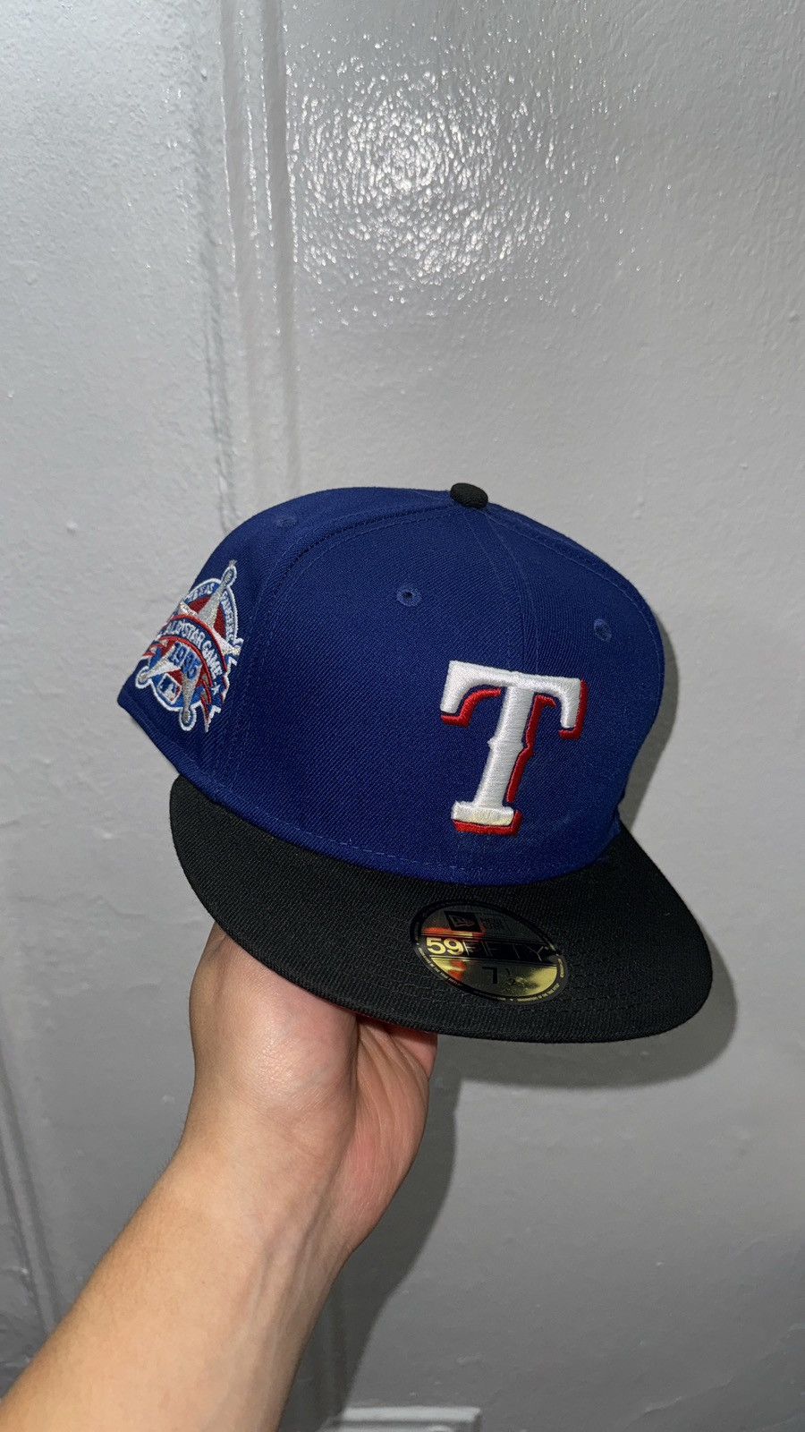 Exclusive New Era 59FIFTY Texas on sale Rangers Fitted Hat 7 1/2