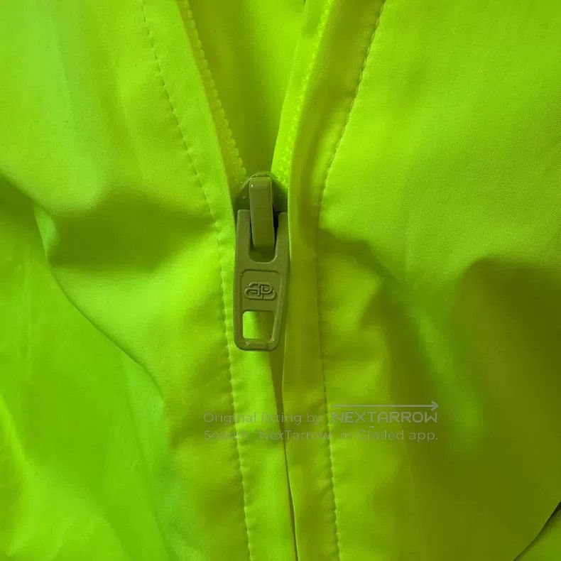 Balenciaga Balenciaga Neon Green Zip-Up Jacket Size XXS / US 00 / IT 34 - 6 Thumbnail