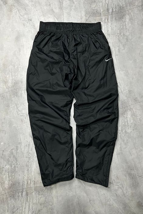 Vintage Nike Nylon Track Pants Striped 2000s Joggers Swoosh