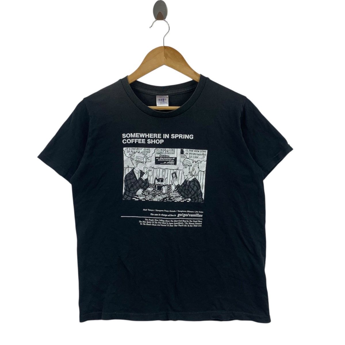 Band Tees GO GO VANILLAS Japan Band Coffee Shop Tee Shirt Top Album Size US M / EU 48-50 / 2 - 3 Thumbnail