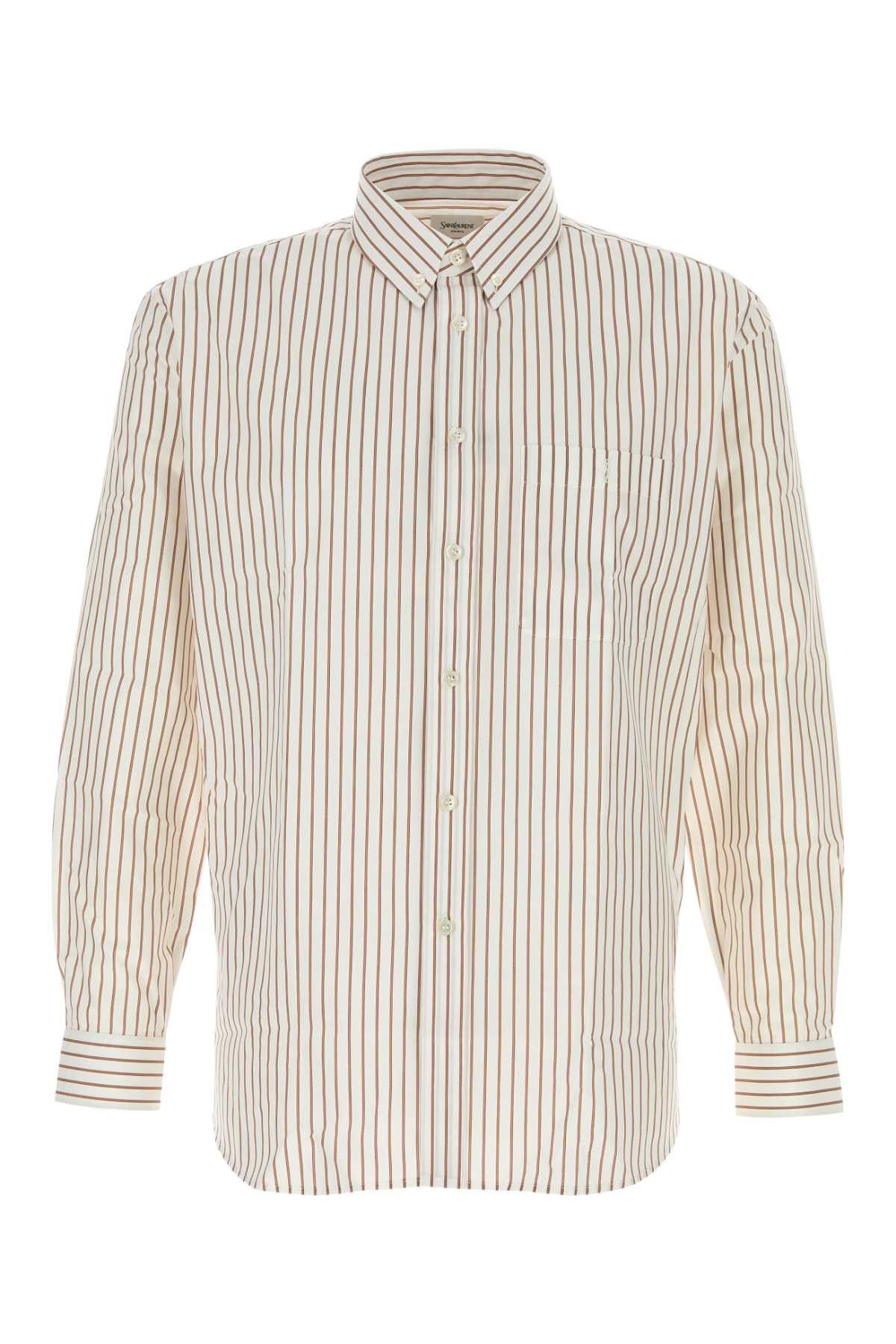 Embroidered Poplin Shirt