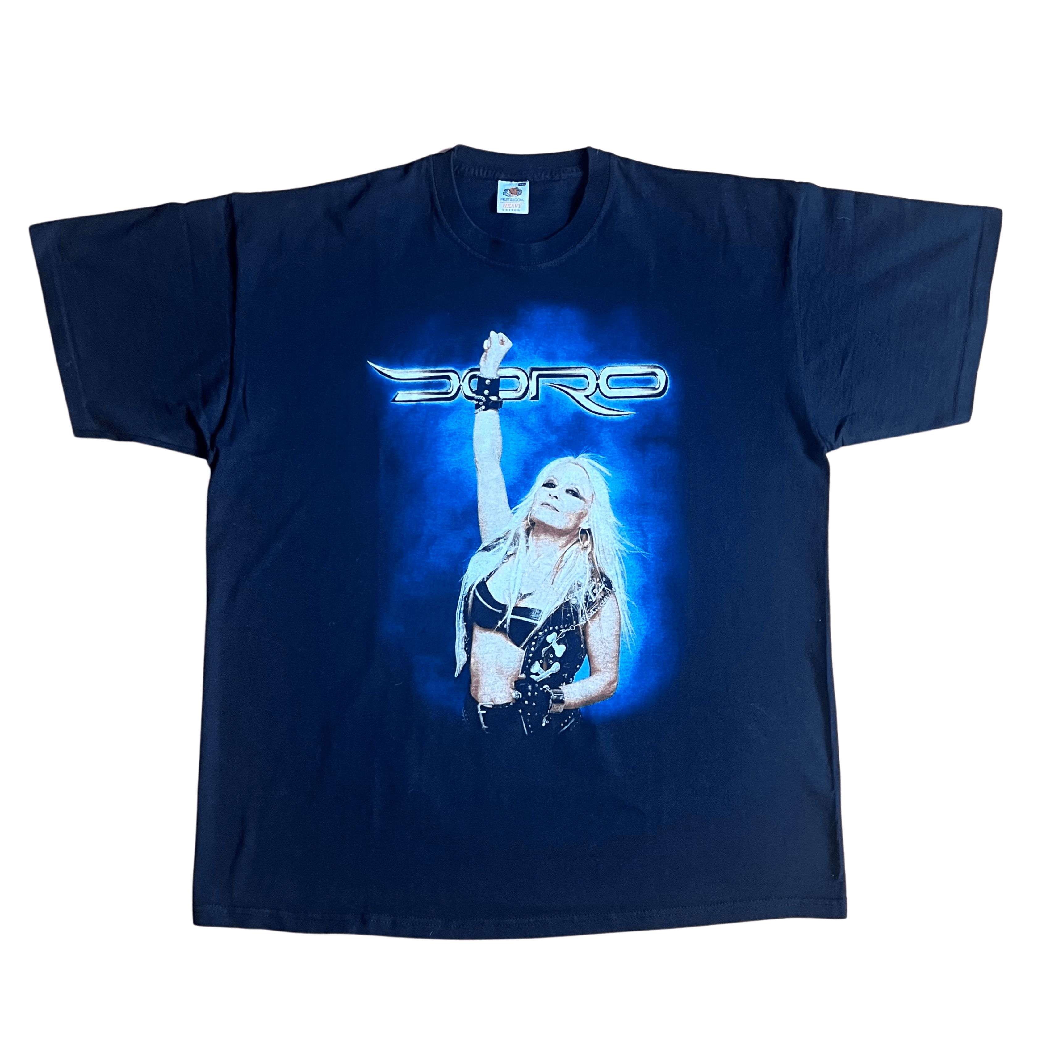 Band Tees Vintage Y2K Doro Raise Your Fist Tour T-Shirt Blue Size XL Size US XXL / EU 58 / 5 - 2 Thumbnail