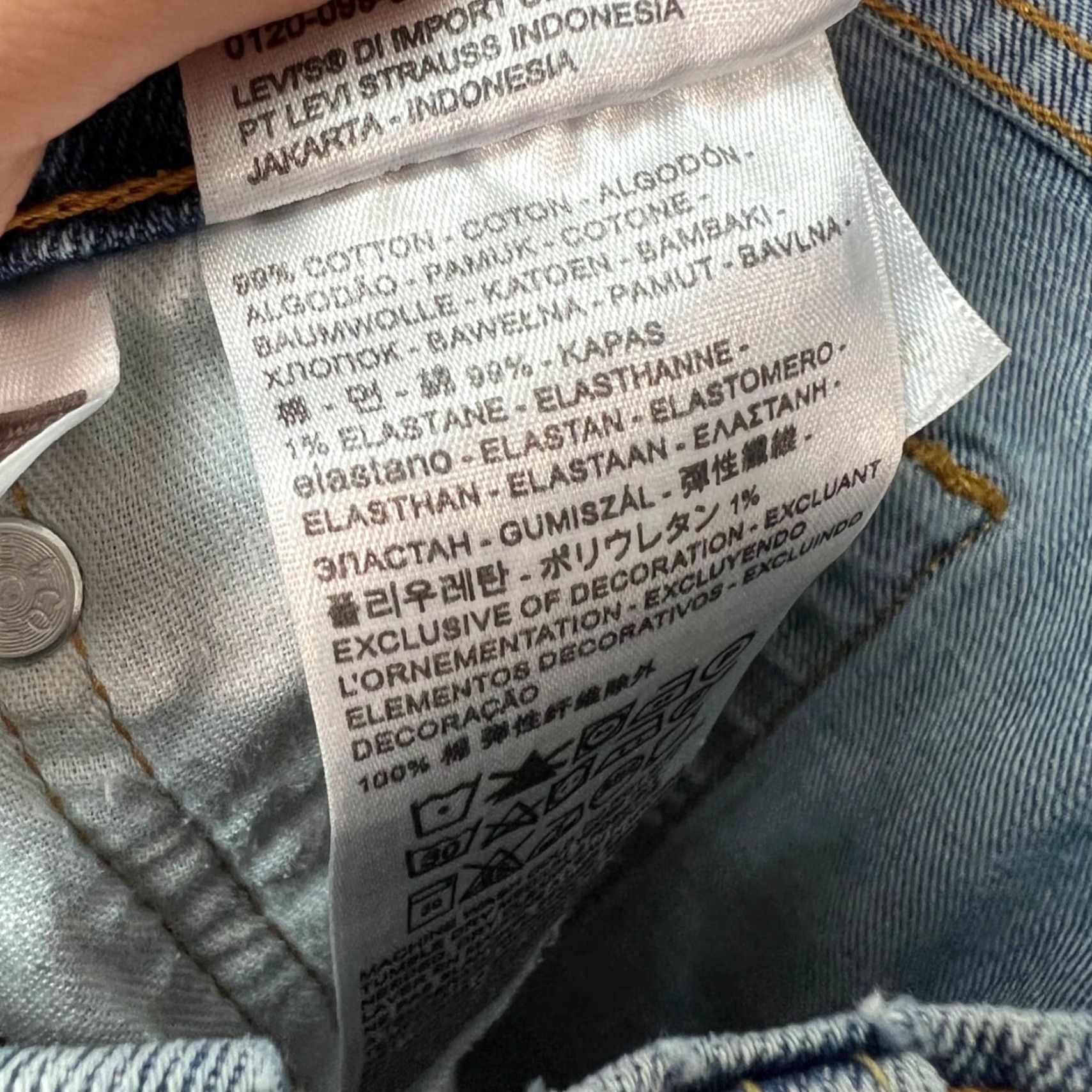 Levi's Levi's 550 Mens Jeans Relaxed Fit 33x32 Light Wash 100% Cotton Denim Blue 5-Pocket Straight Regular Size Mens Jeans Size US 33 - 4 Thumbnail