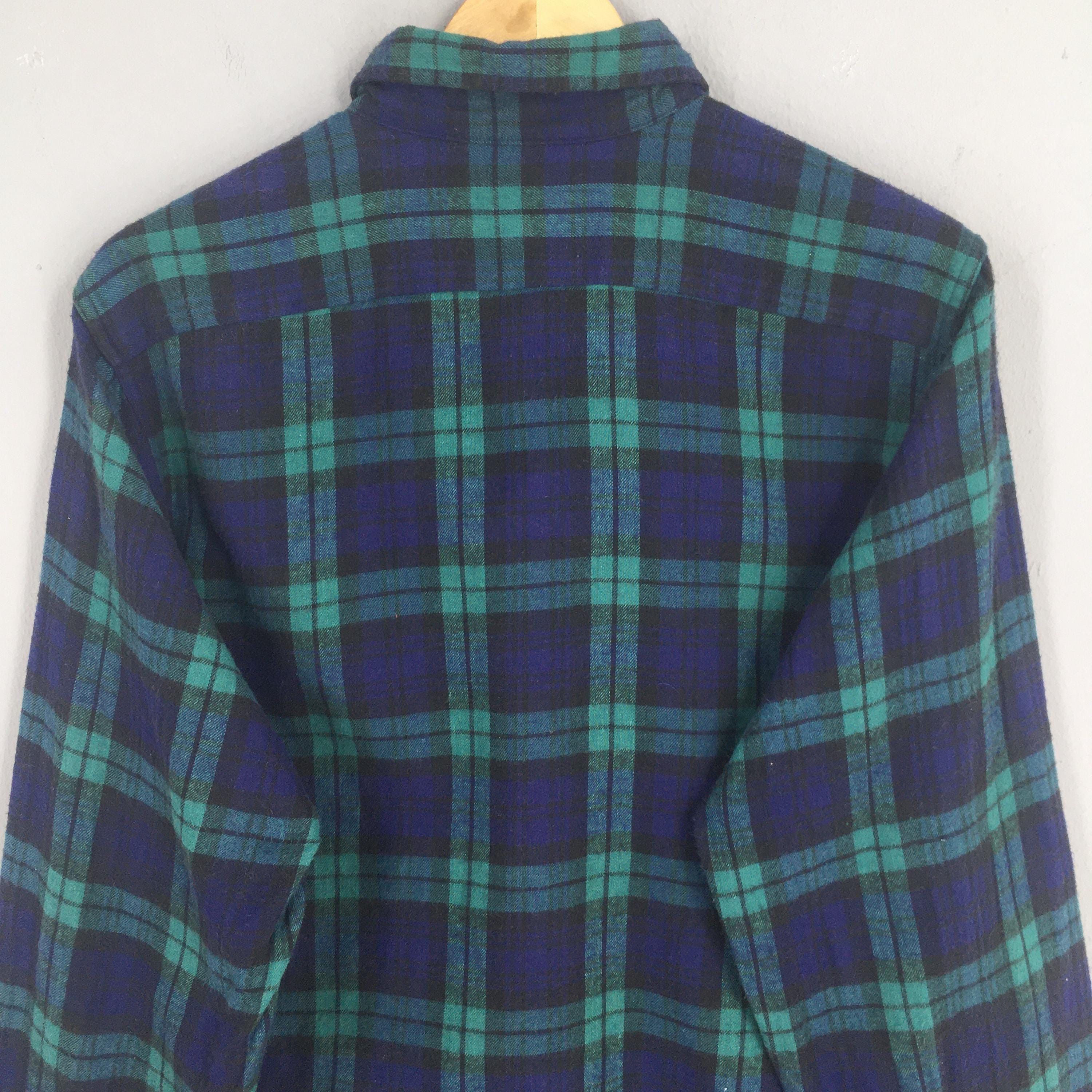 Flannel × L.L. Bean × Vintage Vintage LL Bean Flannel Checkered Shirt Men Medium Size US M / EU 48-50 / 2 - 7 Thumbnail