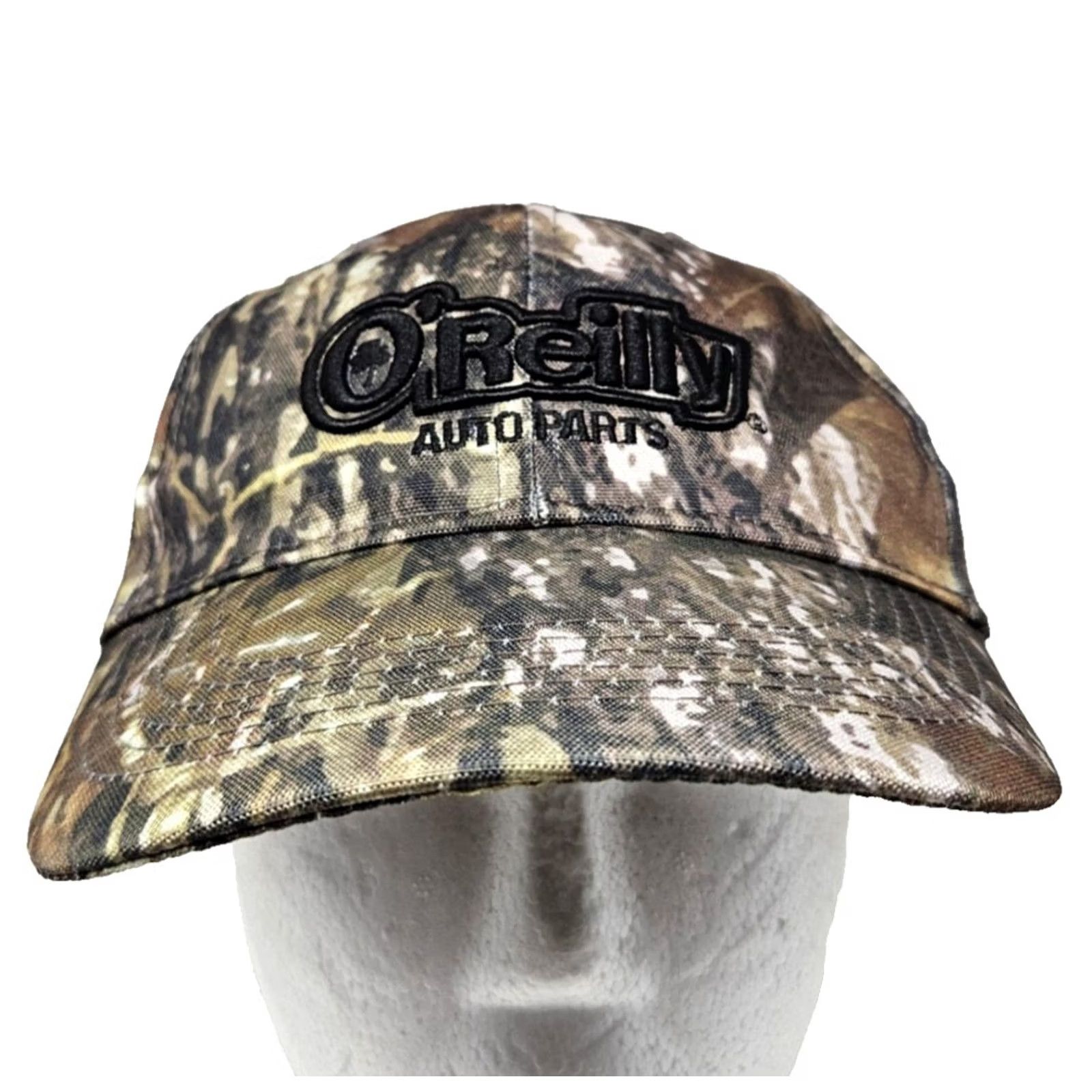 Vintage O'Reilly Auto Parts Hat Cap Strap Back Mens Camouflage Embroidered Green 2022 Baseball Cap Adjustable Cars Hunting Vintage Cap Mens Size ONE SIZE - 2 Thumbnail