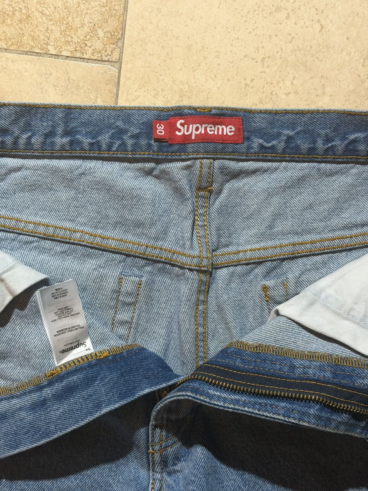 Supreme Supreme Baggy Jean (SS25) Size US 30 / EU 46 - 6 Thumbnail
