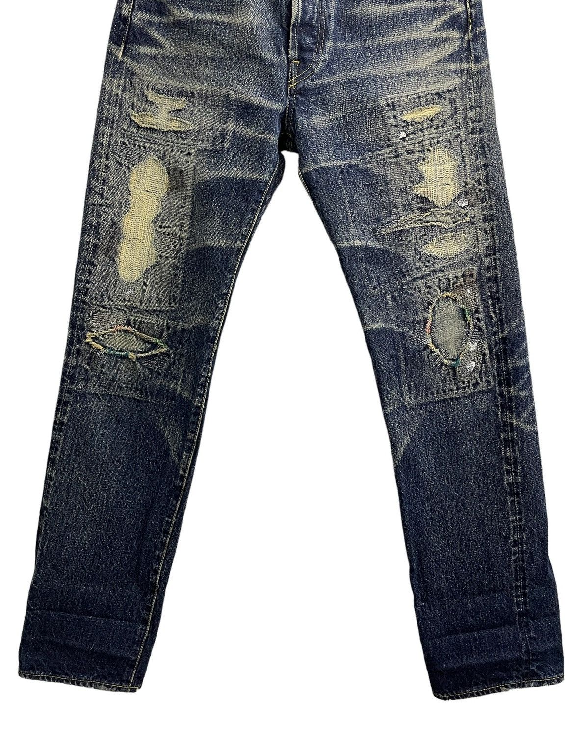 Kapital Kountry Kapital Patchwork Jeans Size 29" - 3 Thumbnail