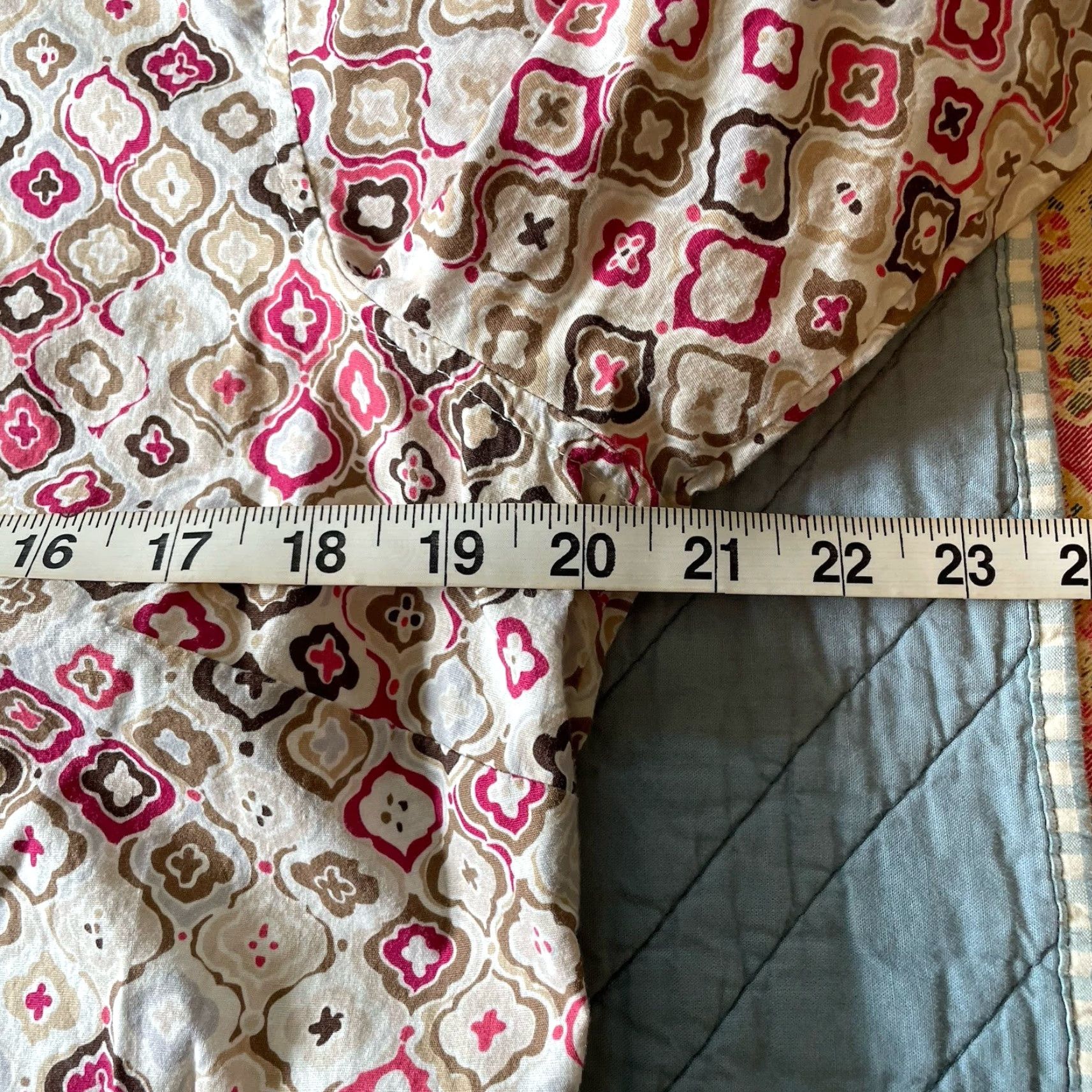 Vintage G.H. Bass & Co. Blouse Shirt Pink 3/4 Sleeve Cotton Check Button Up M Womens Size M / US 6-8 / IT 42-44 - 4 Thumbnail