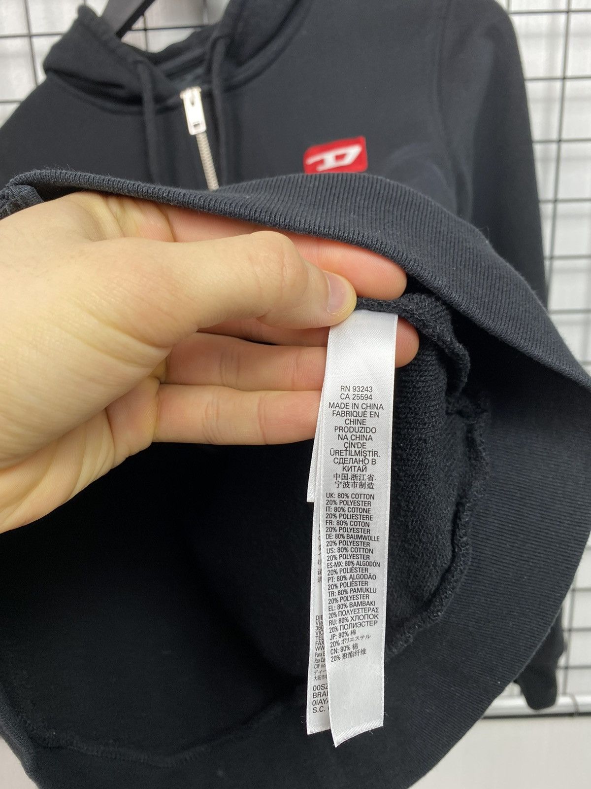 Diesel × Other DIESEL Logo “D” women hoodie S Size Black loungewear Size S / US 4 / IT 40 - 7 Thumbnail