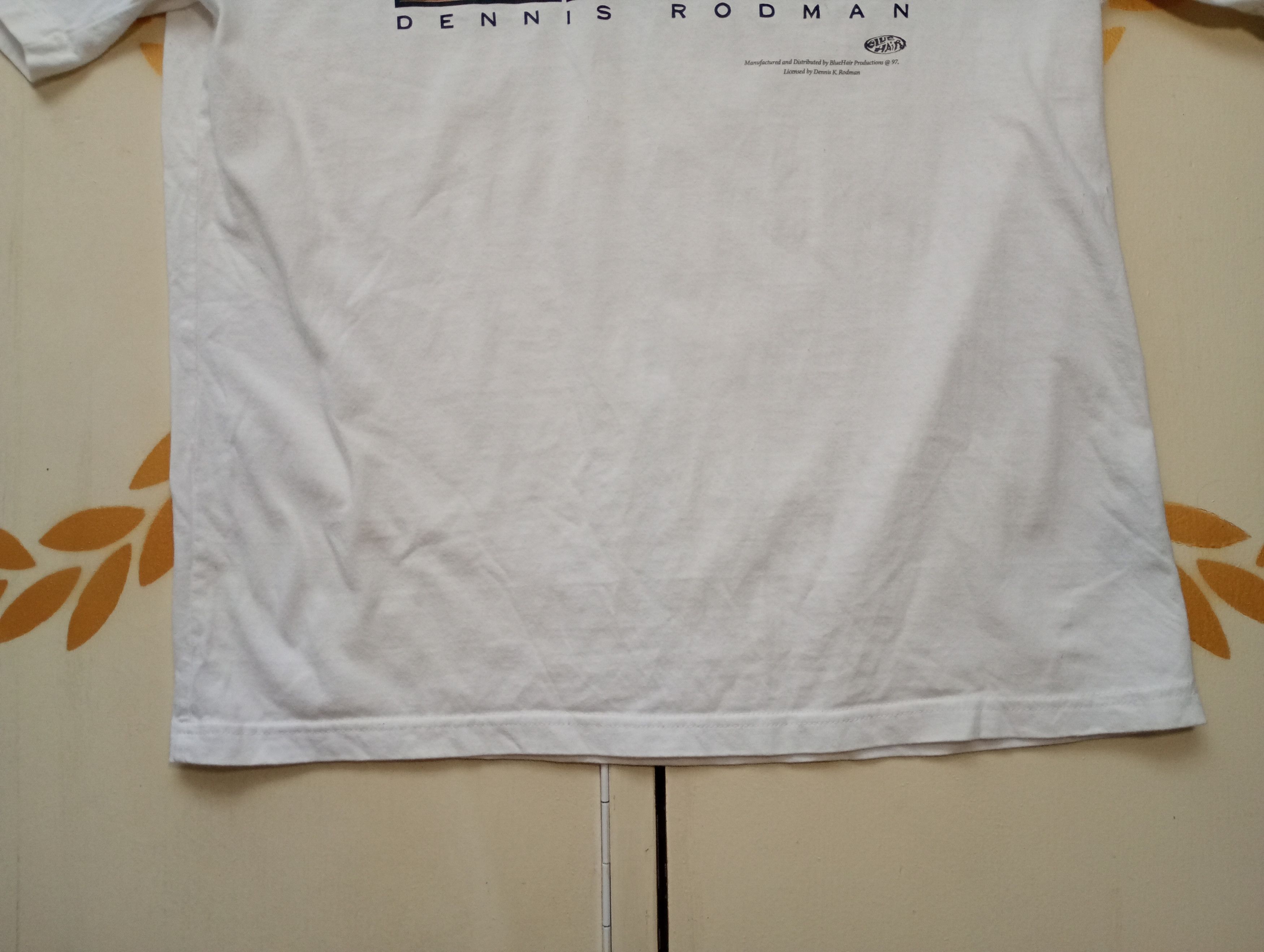 Other Dennis Rodman Blue Hair T-Shirt 2008 Size US M / EU 48-50 / 2 - 3 Thumbnail