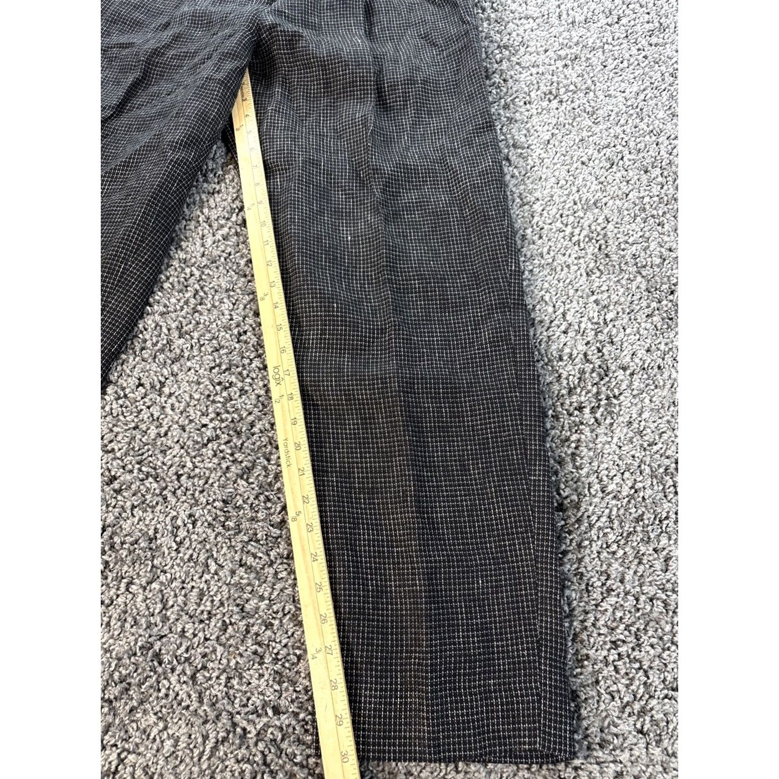 Ralph Lauren Lauren Ralph Lauren Womens Wide Leg Dress Pants Gray Linen Size 30x31 Office Size 30" / US 8 / IT 44 - 2 Thumbnail