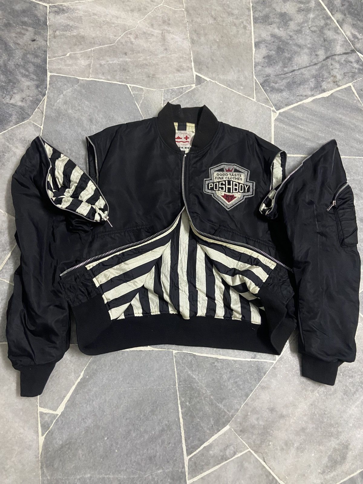 Japanese Brand Vintage PoshBoy Bomber jacket Size US M / EU 48-50 / 2 - 4 Thumbnail