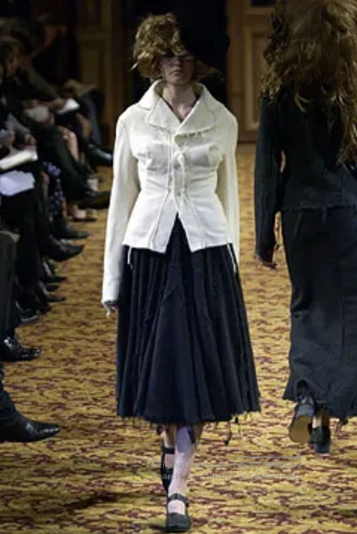 Junya Watanabe elegant black fringe skirt by Junya Watanabe. Size US 32 / EU 48 - 8 Thumbnail