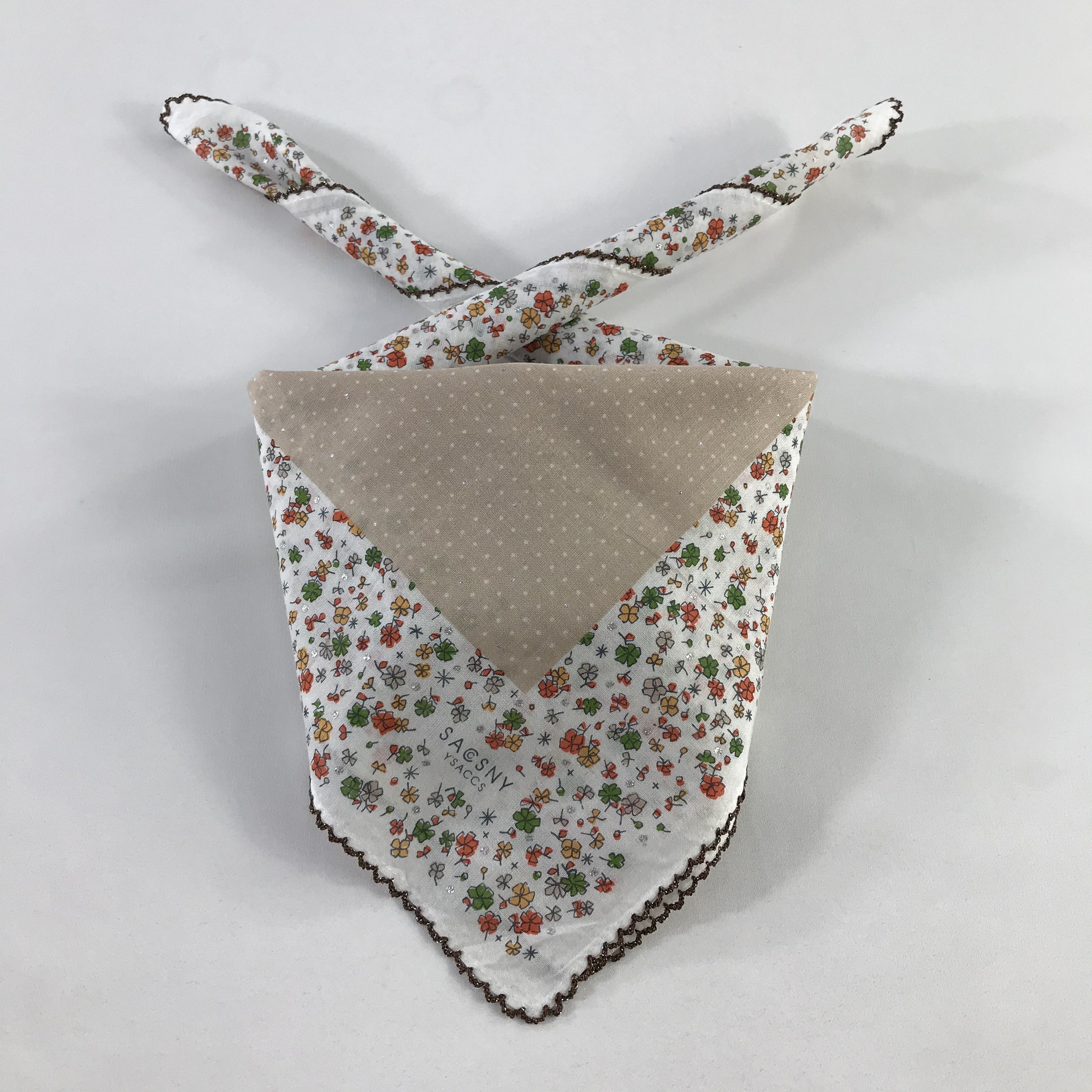 Vintage × Yohji Yamamoto Y'Saccs Bandana / Handkerchief / Neckerchief - S815 Size ONE SIZE - 3 Thumbnail