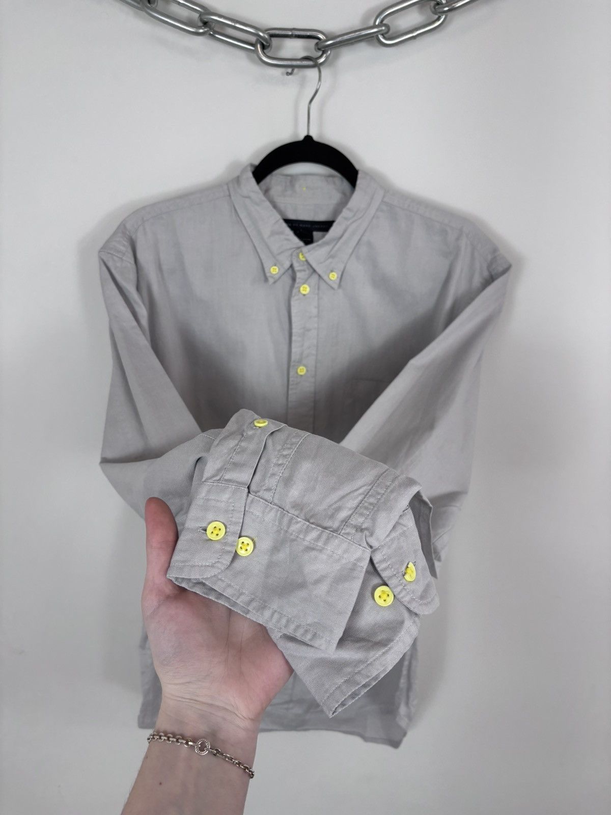 Marc by Marc Jacobs Marc By Marc Jacobs Men’s Grey Long Sleeve Shirt Size US L / EU 52-54 / 3 - 7 Thumbnail