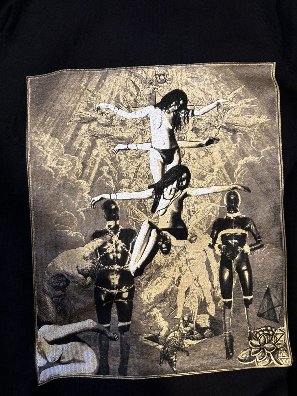 Richardson Richardson black hoodie size 4 screen print embroidery Size US XL / EU 56 / 4 - 1 Thumbnail